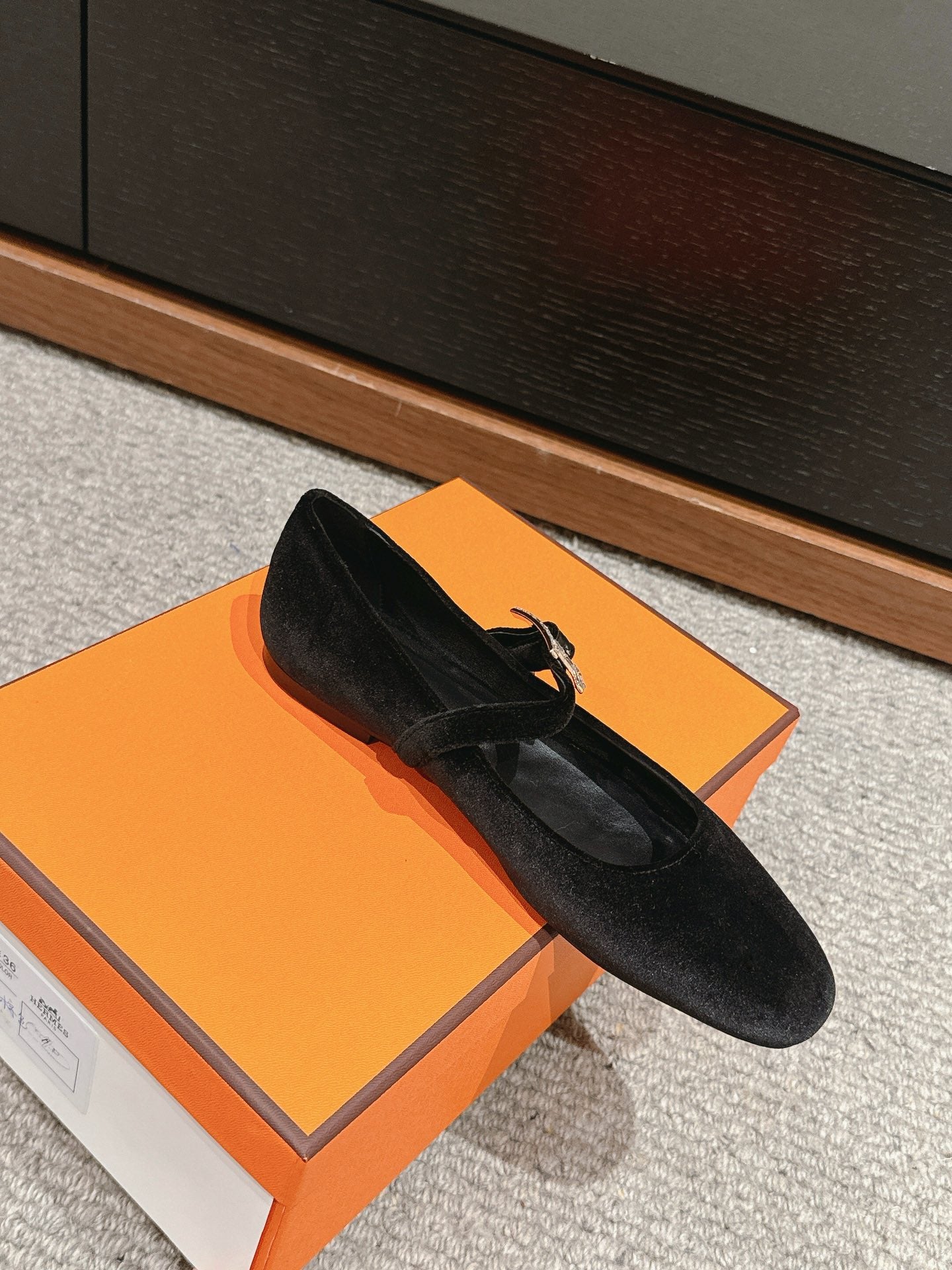 JANE BALLET FLAT BLACK VELVET、mysite、Cacoeks