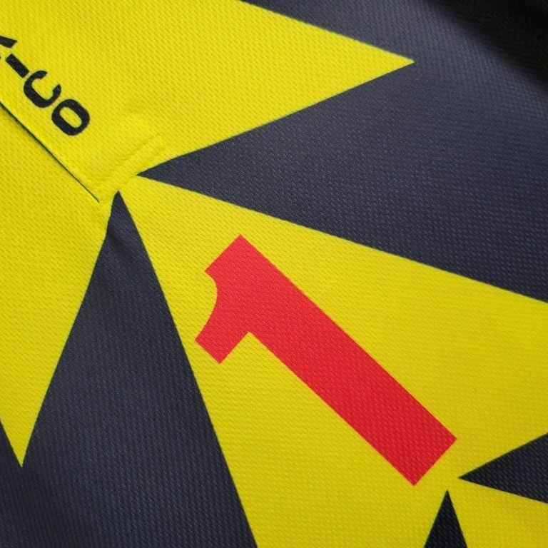 ManixJersey.com | Retro Mexico 1994 Goalkeeper Red Yellow Jersey -Customize Name, Number and Patch | Worldwide Shipping