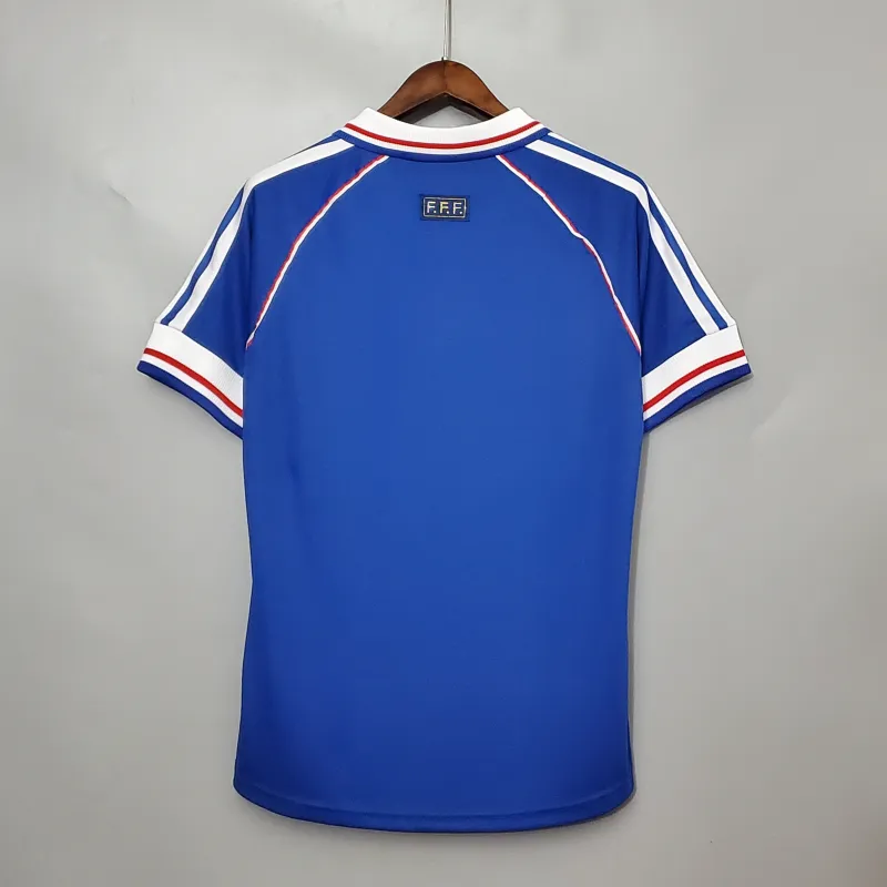 1998 France World Cup Home soccer jersey-Retro version: Ajax 24-25 Home Stadium Jersey - Fans Version mysite: Adidas luxuryfootballshirts.com: https://www.luxuryfootballshirts.com/