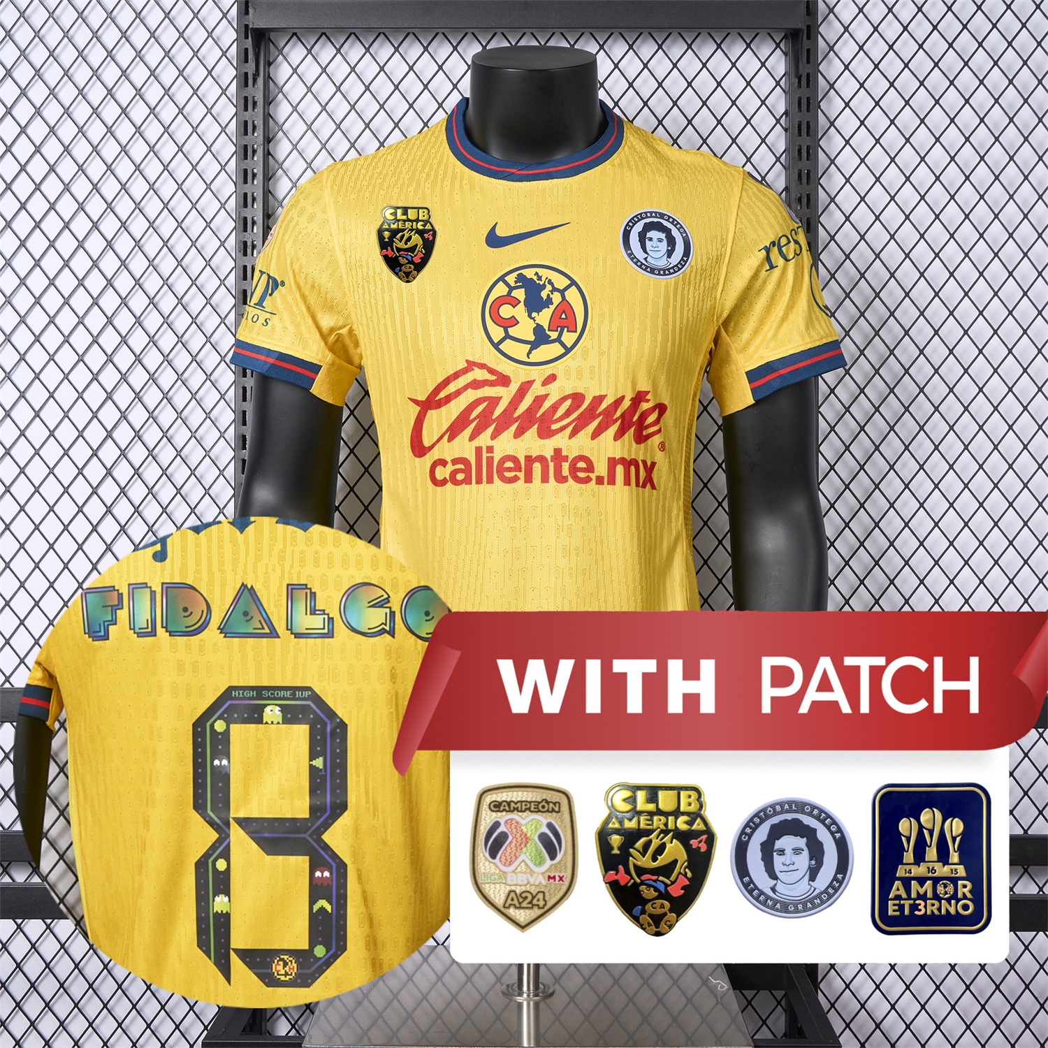 UltraTrikot-【Pac-Man Version】Club América 24-25 Home Jersey - Player Version