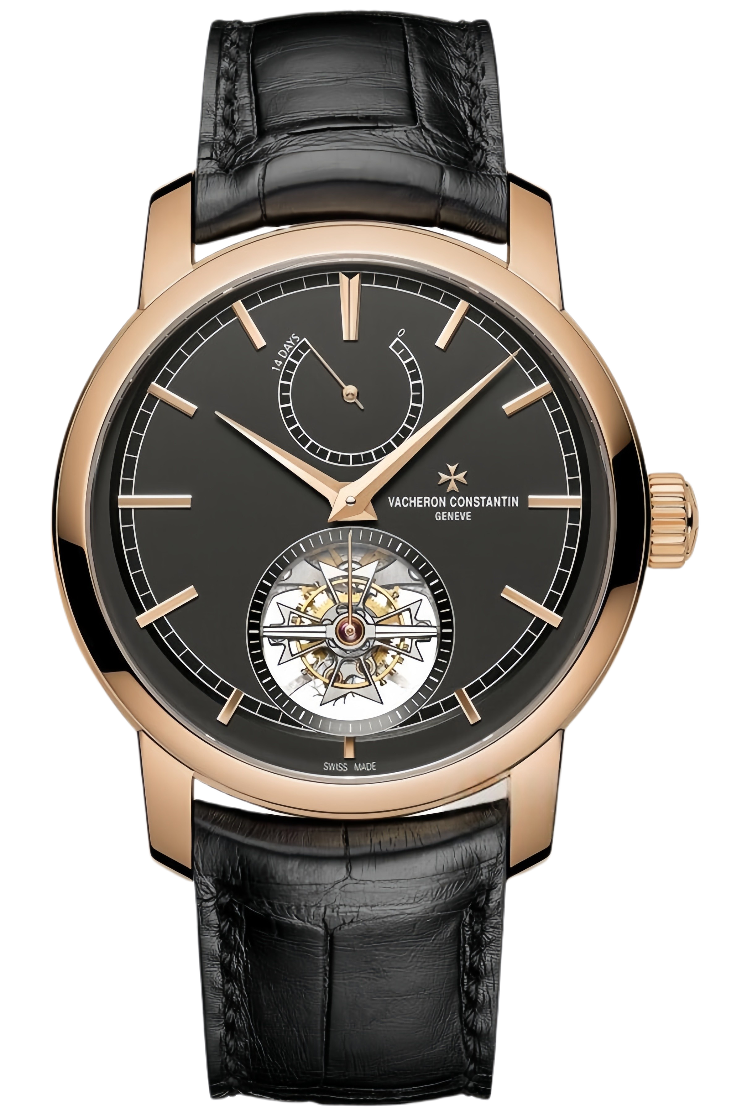 Vacheron Constantin Traditionnelle Ref. 89000/000R-B407 Super Clone Watch – Rose Gold Chronograph Silver Dial Replica