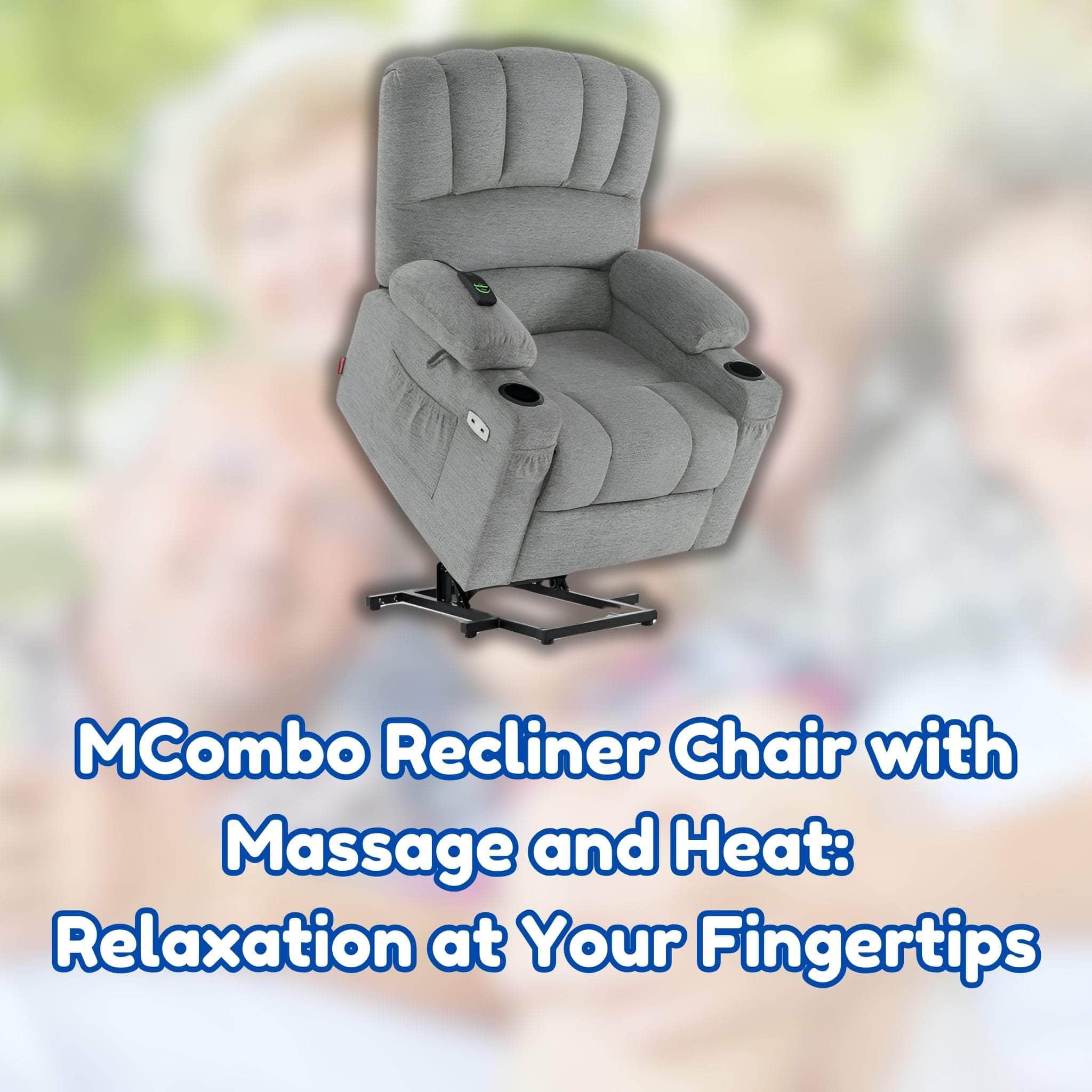 MCombo Recliner Chair with Massage and Heat: Relaxation at Your Fingertips