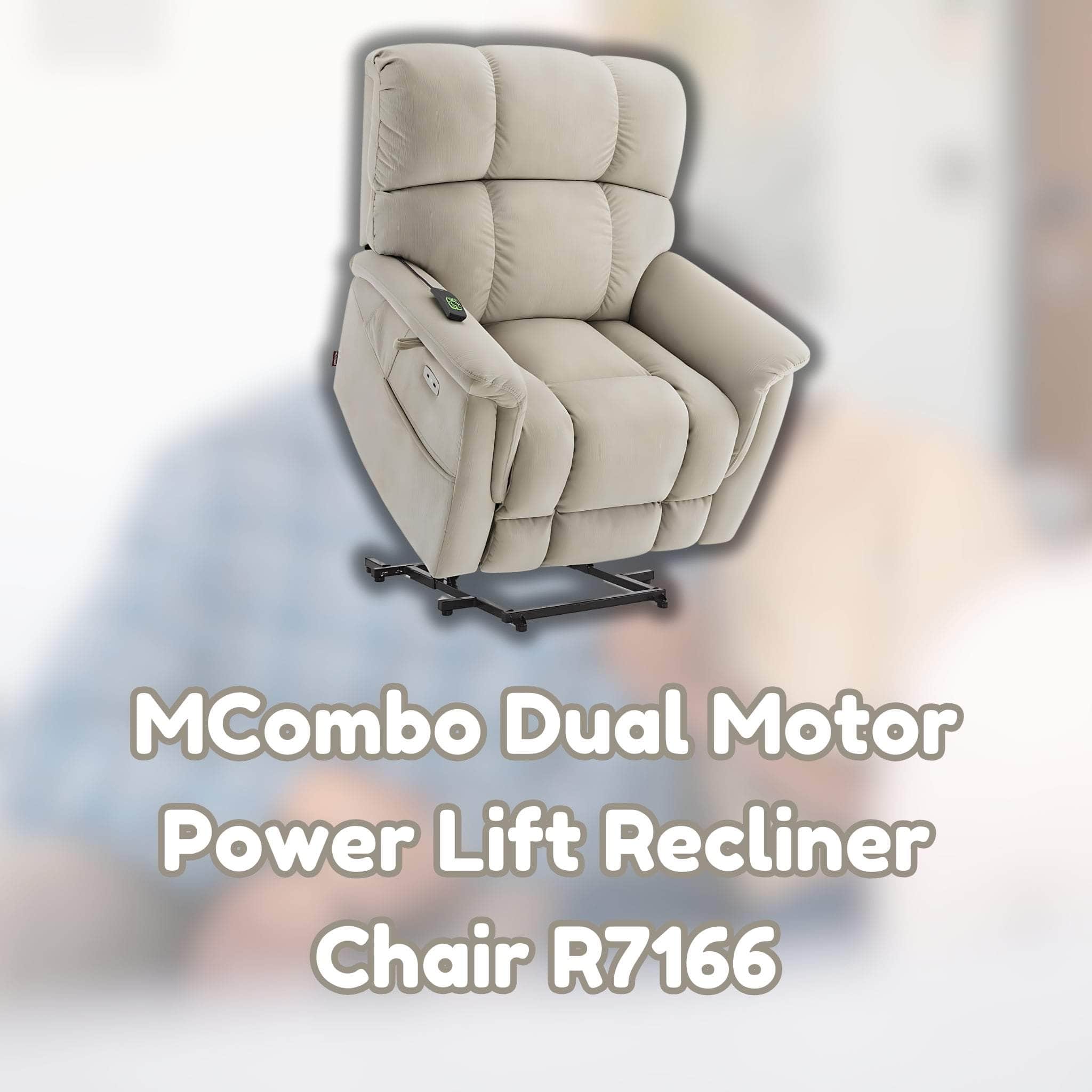 MCombo Dual Motor Power Lift Recliner Chair R7166
