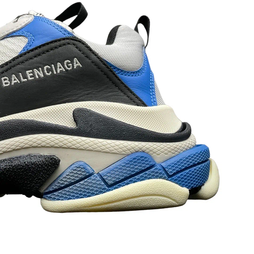 Balenciaga Triple S Sneaker In Blue White Black、mysite、Cacoeks