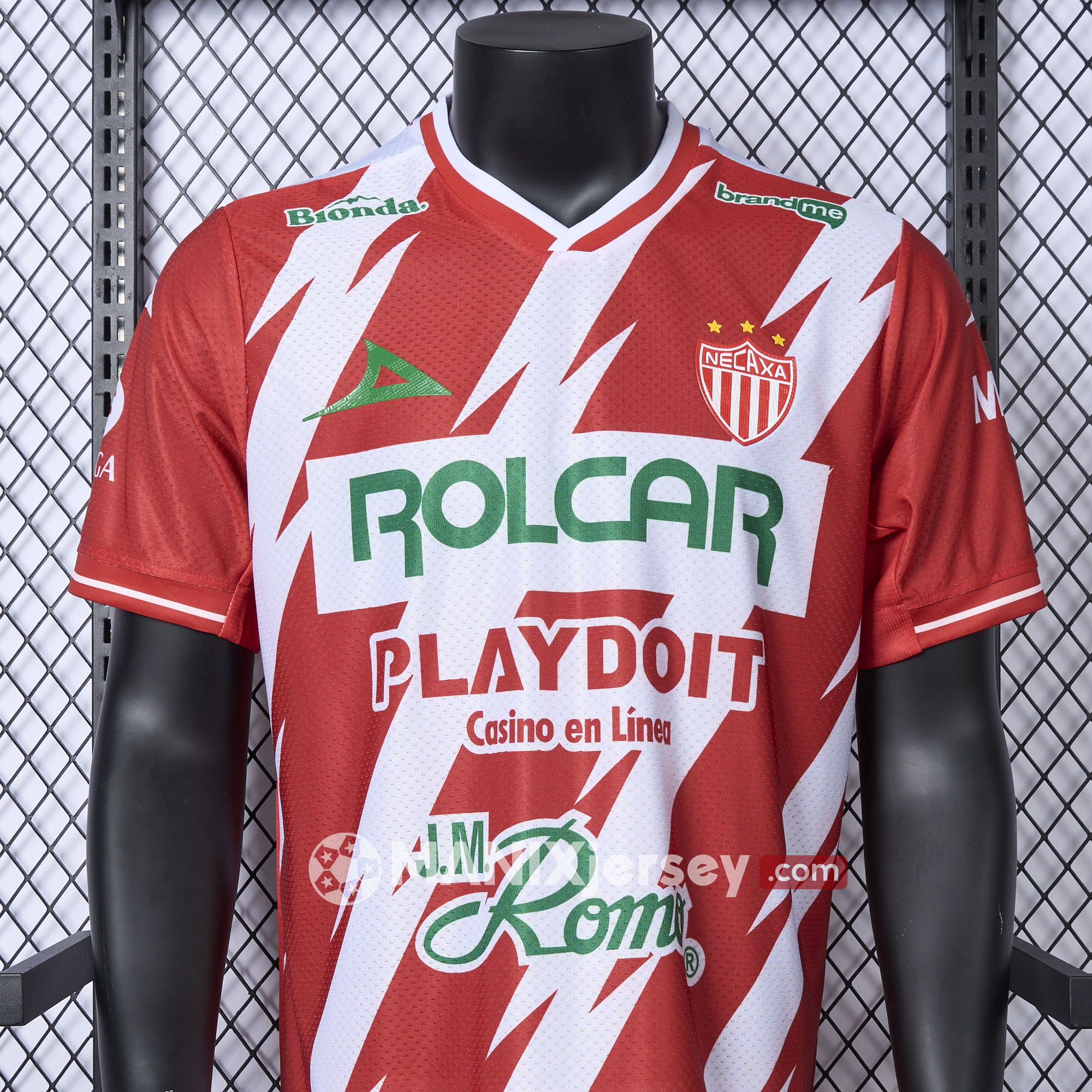 ManixJersey.com | Club Necaxa 24-25 Home Jersey - Player Version -Customize Name, Number and Patch | Worldwide Shipping