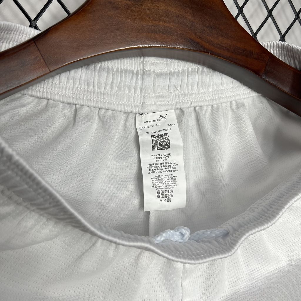 Higojerseys-Marseille 24-25 Home Stadium Shorts - Fans Version