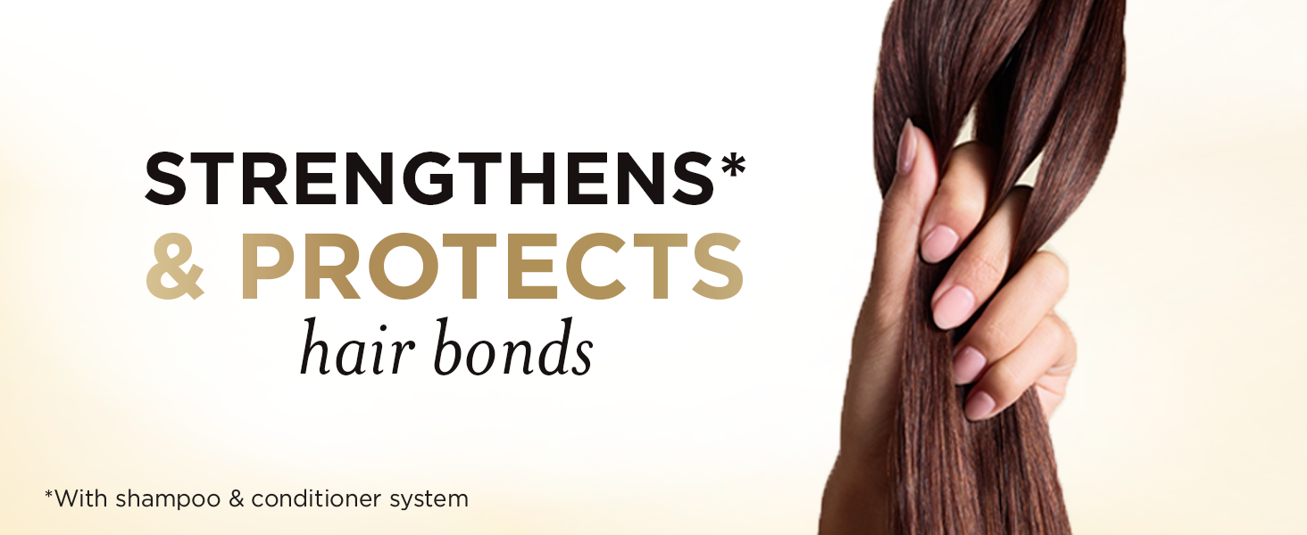 Strengthens & protects hair bonds