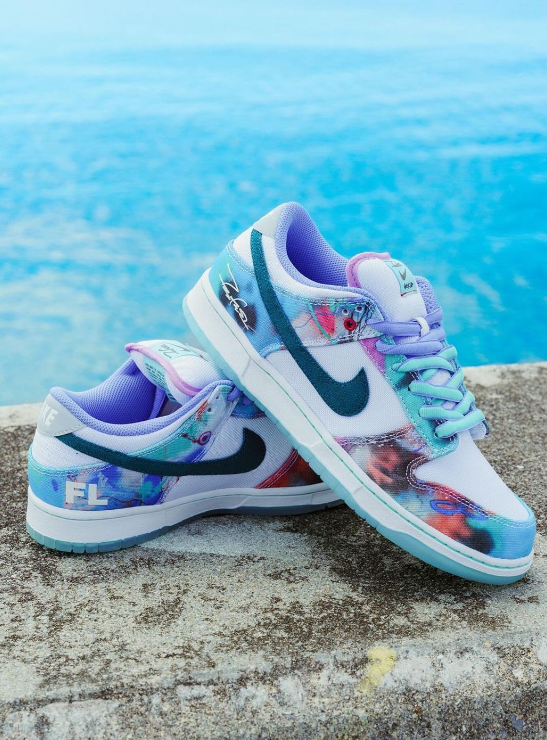 Nike SB Dunk Low Futura Laboratories Bleached Aqua、NIKE、Cacoeks