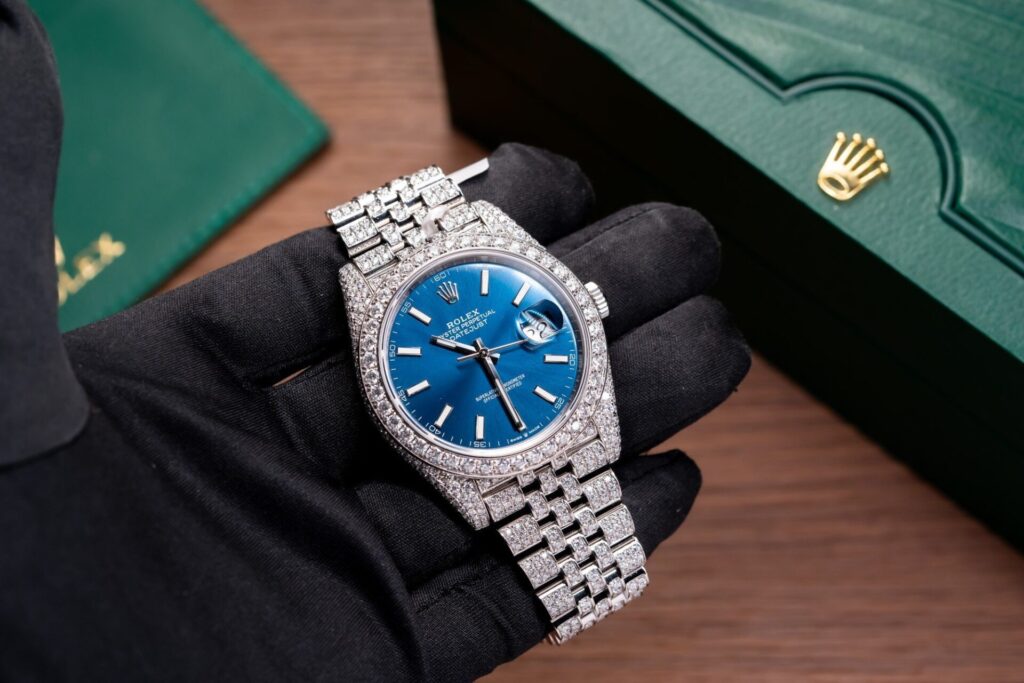 Đồng Hồ Rolex DateJust 126334 Độ Full Kim Cương Moissanite 41mm (1)