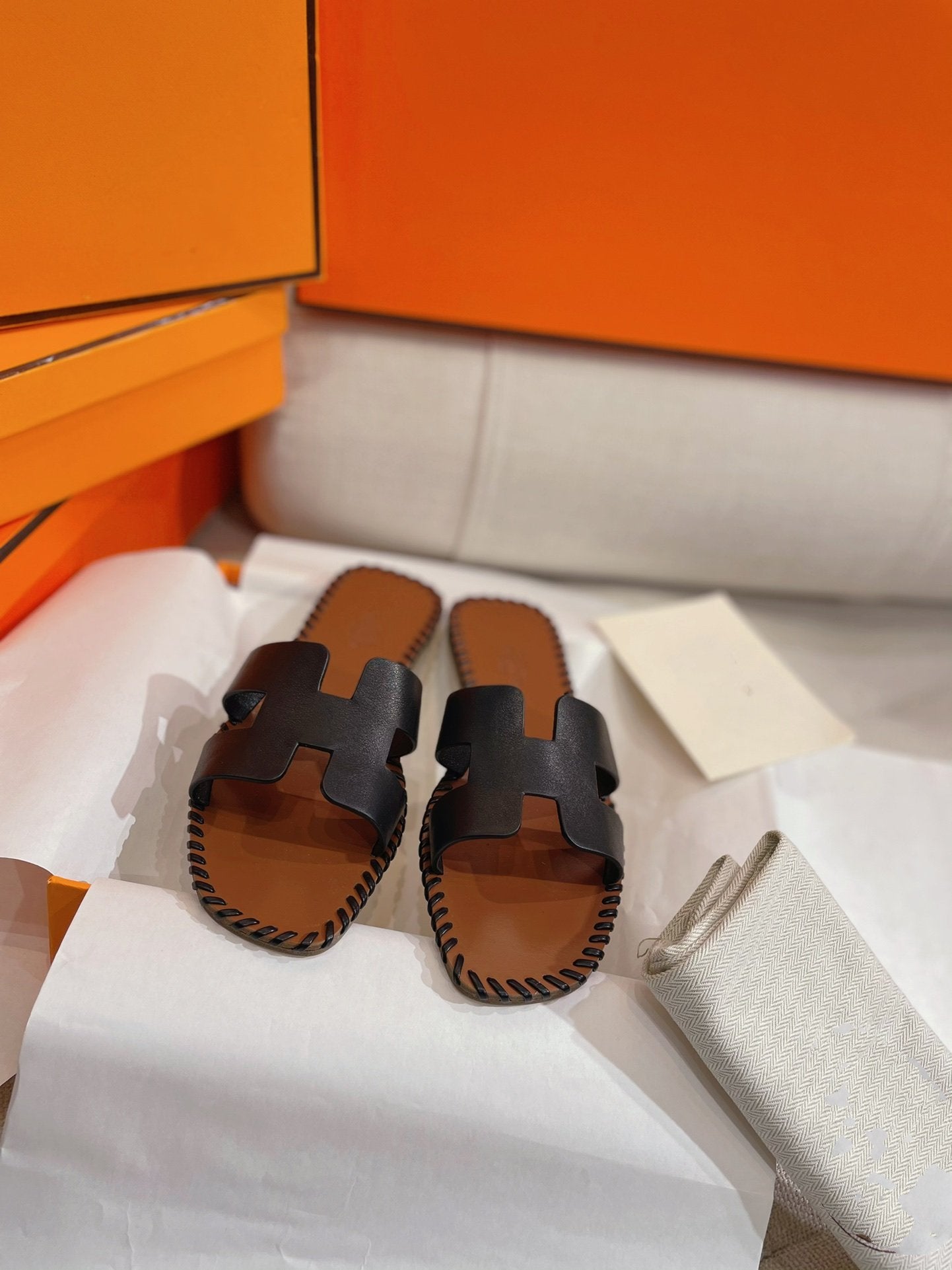 0RAN SANDAL Braided Calfskin BLACK、mysite、Cacoeks