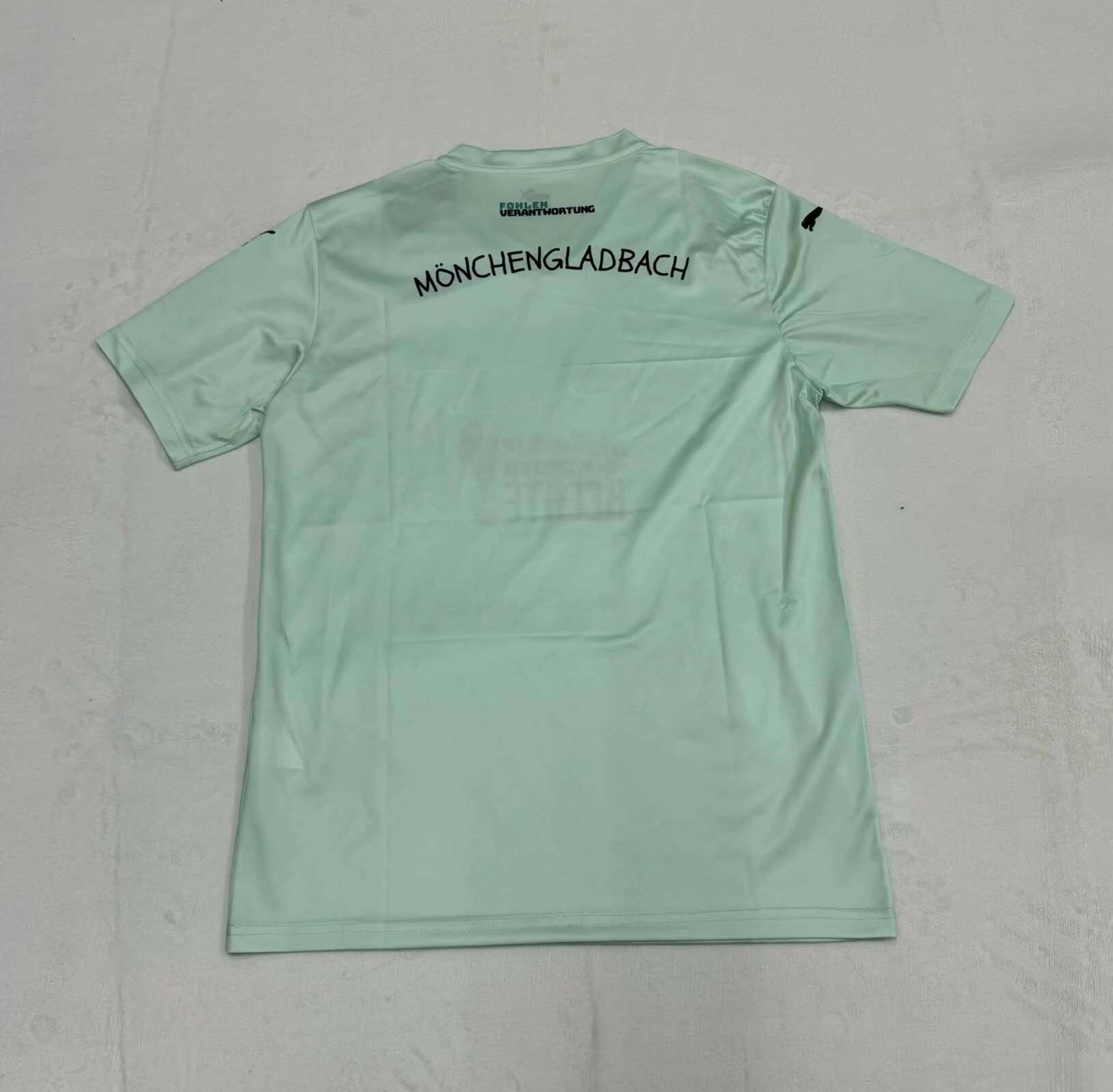 2024/2025 Borussia Mönchengladbach Goalkeeper Fluorescent Green Football Jersey 1:1 Thai Quality:football jersey mysite: unitedjerseyfootball 邓江浪:football