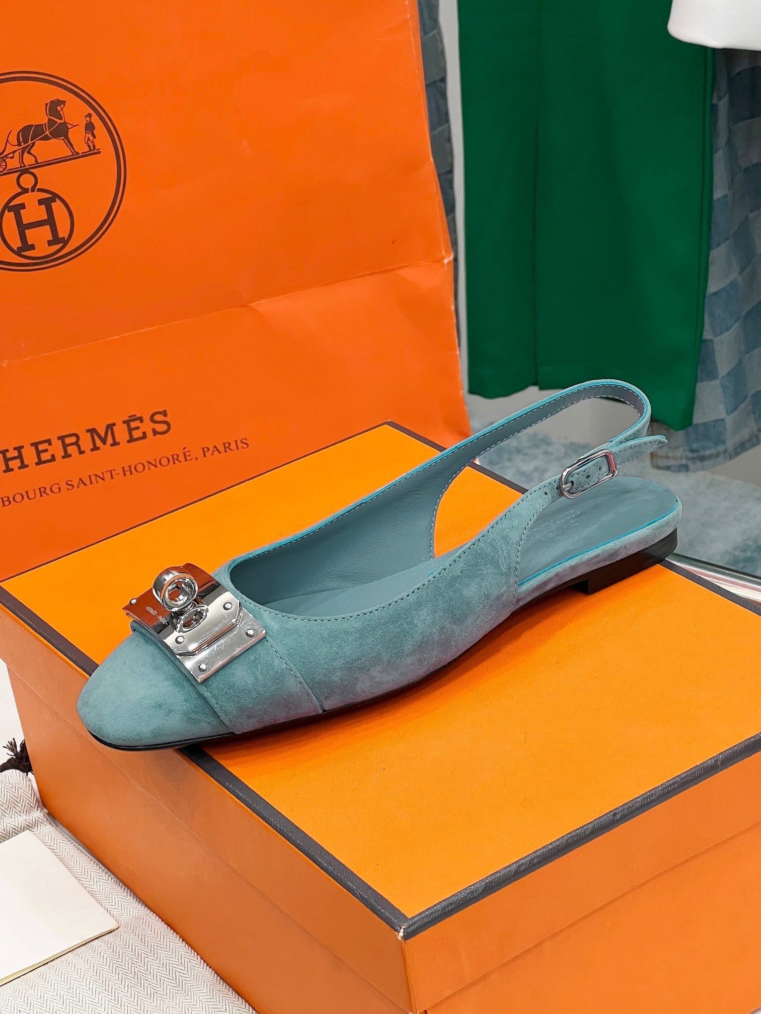 INNOCENTE SLINGBACK TEAL SUEDE、mysite、Cacoeks
