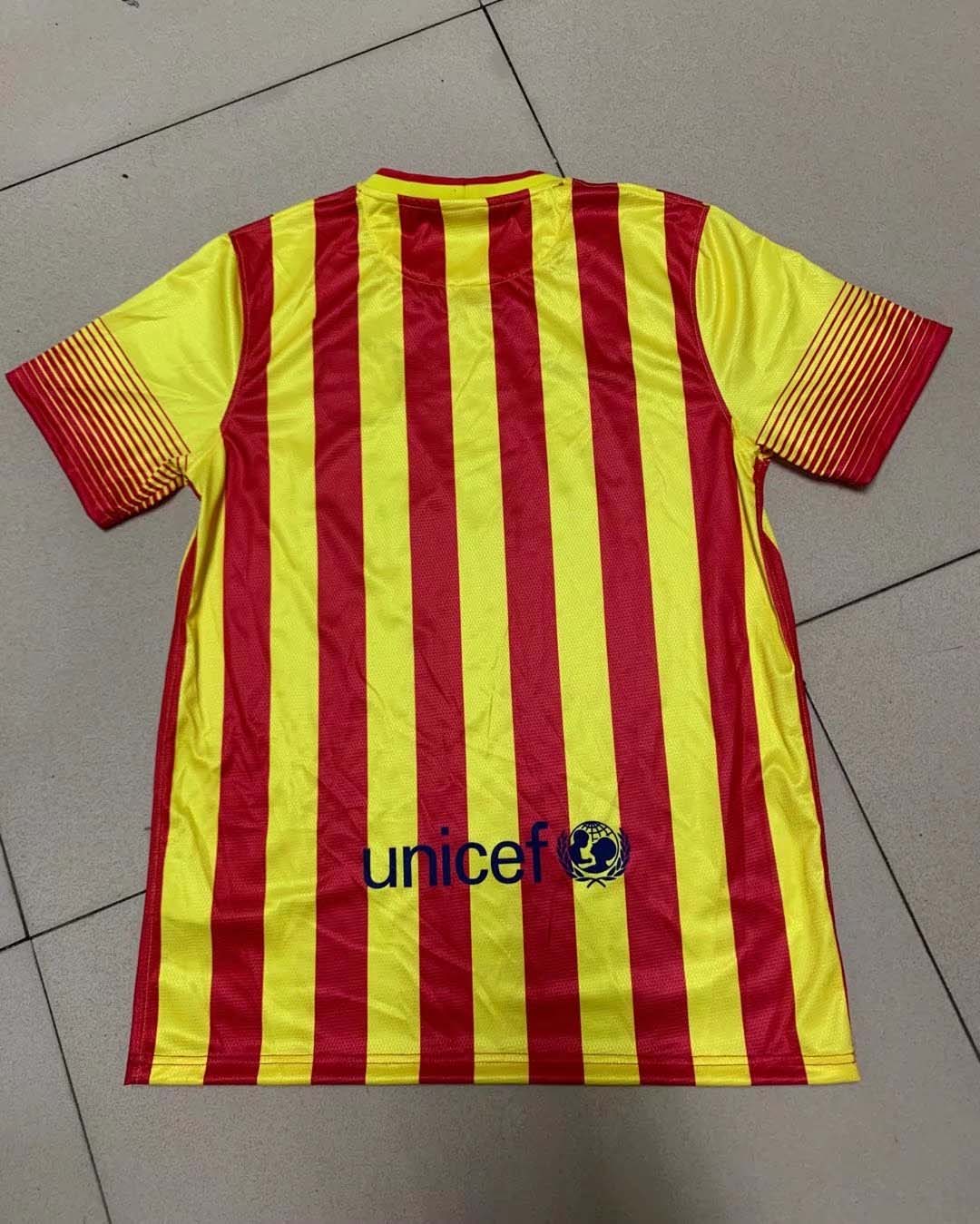 2013/2014 Retro Barcelona Away Football Shirt 1:1 Thai Quality:football jersey mysite: unitedjerseyfootball 邓江浪:football