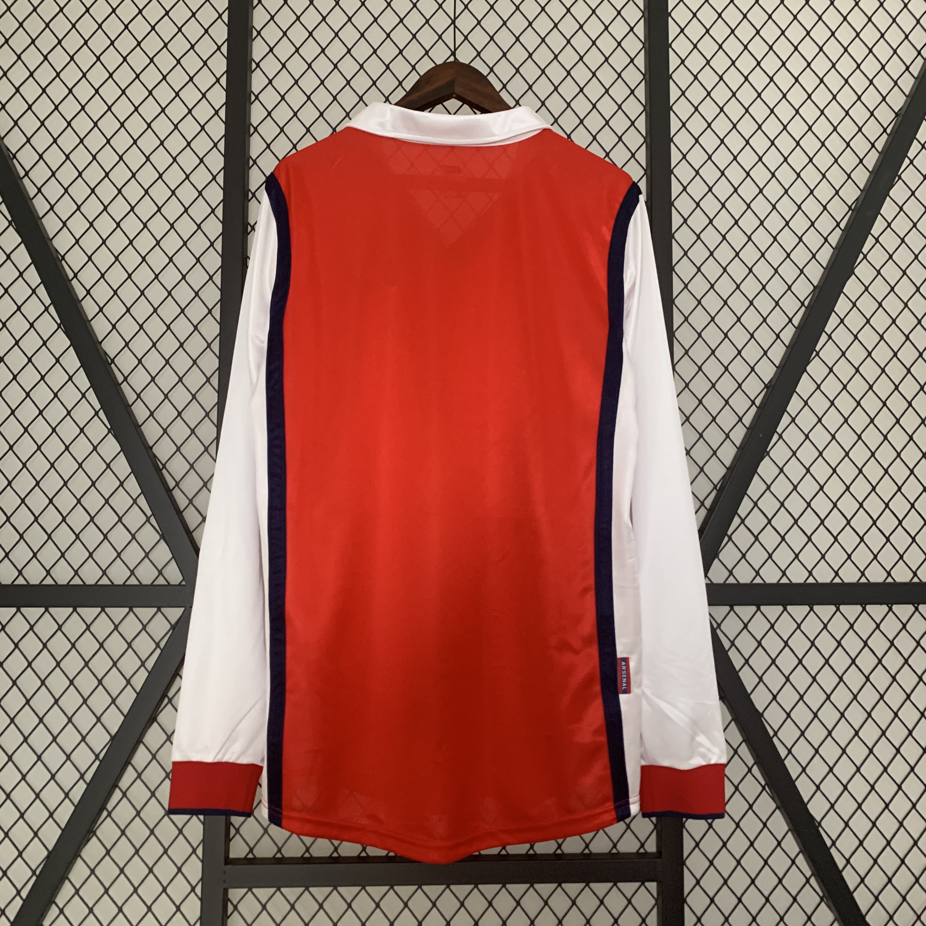 ManixJersey.com | Retro Arsenal 98-99 Home Long Sleeve Jersey -Customize Name, Number and Patch | Worldwide Shipping