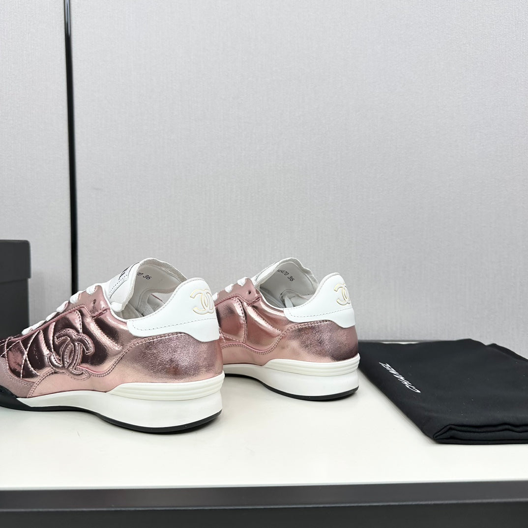 SPORTS SHOES IN GLOSSY COPPER CALFSKIN、mysite、Cacoeks