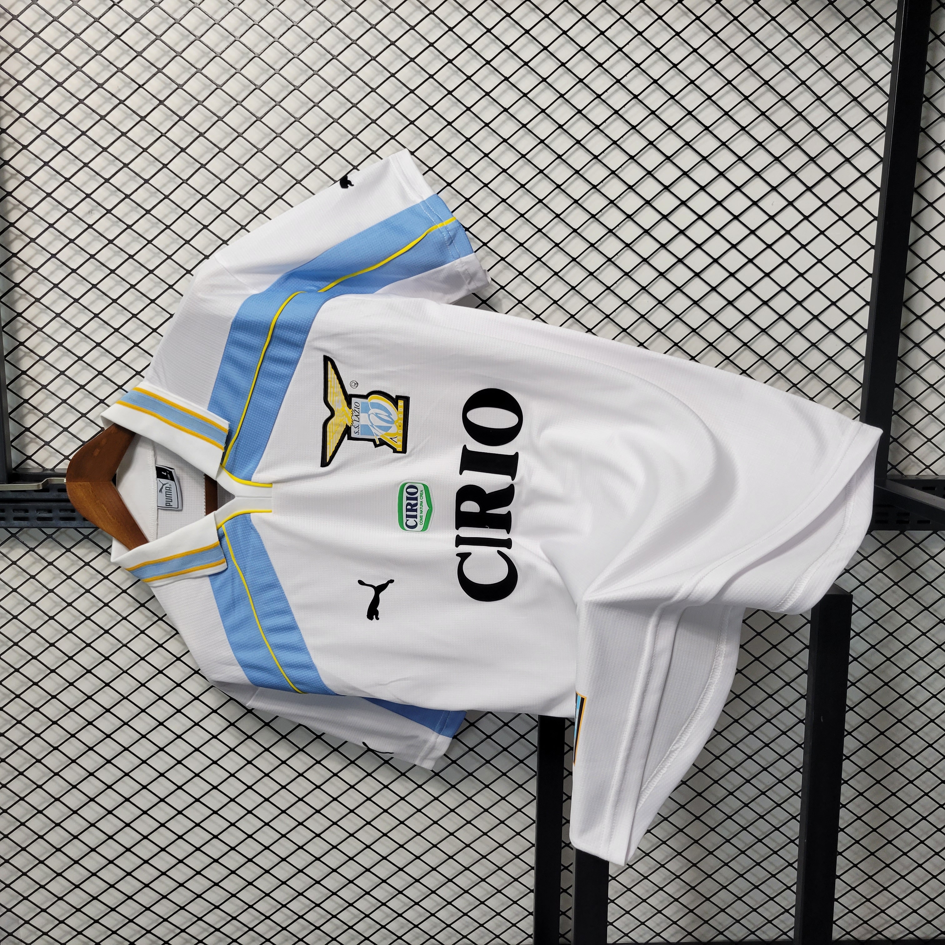 Higojerseys-Retro Lazio 1999-00 Centenary Home Stadium Jersey