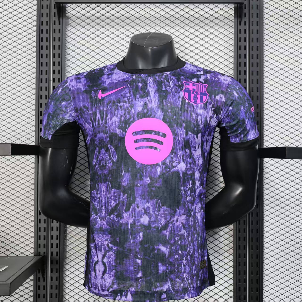 UltraTrikot-Barcelona 25-26 Purple Rock Pattern Jersey - Player Version