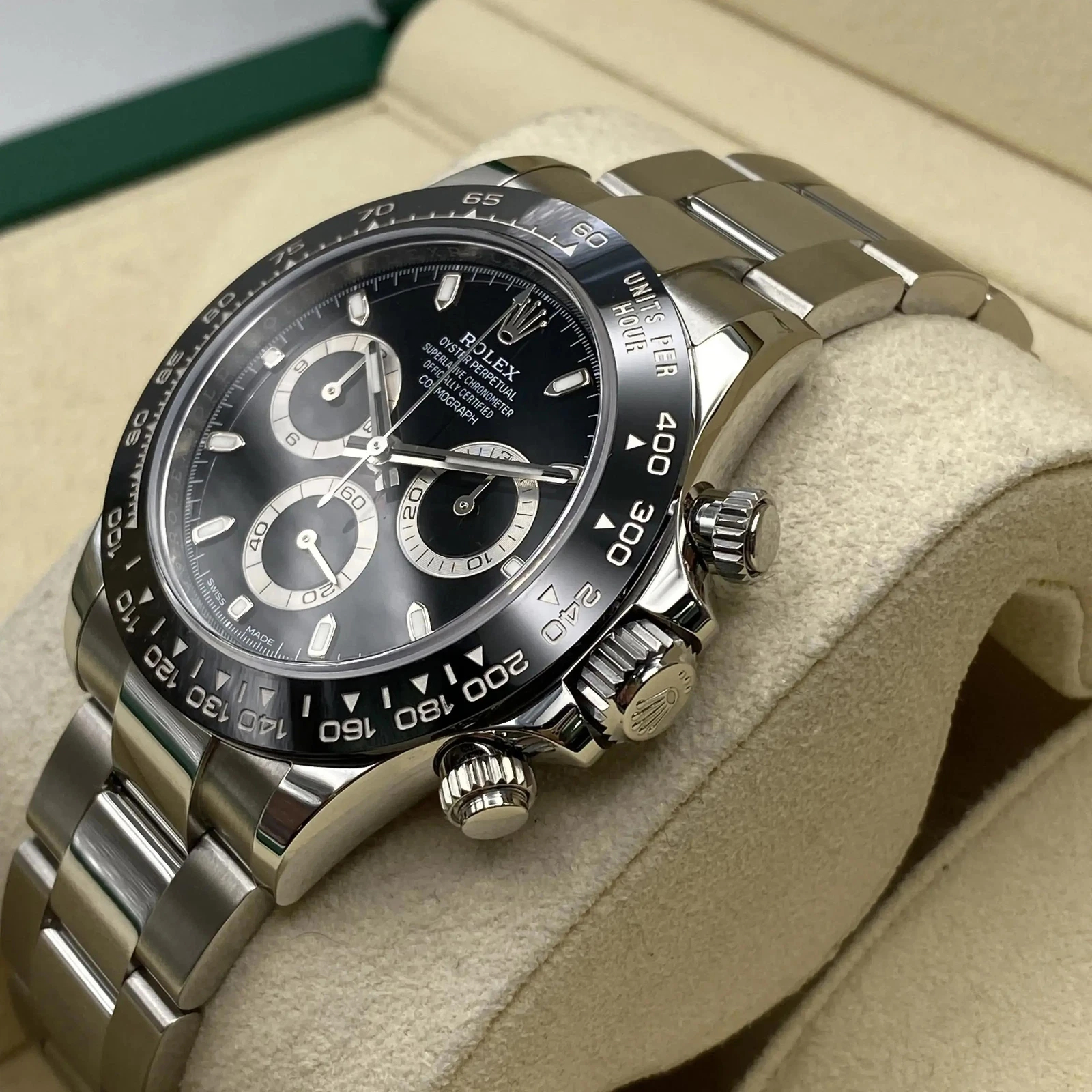 Rolex Daytona Black DialNew 2024 Super CloneSwiss Replica Watch Ref126500LN 4131 SwissMovement