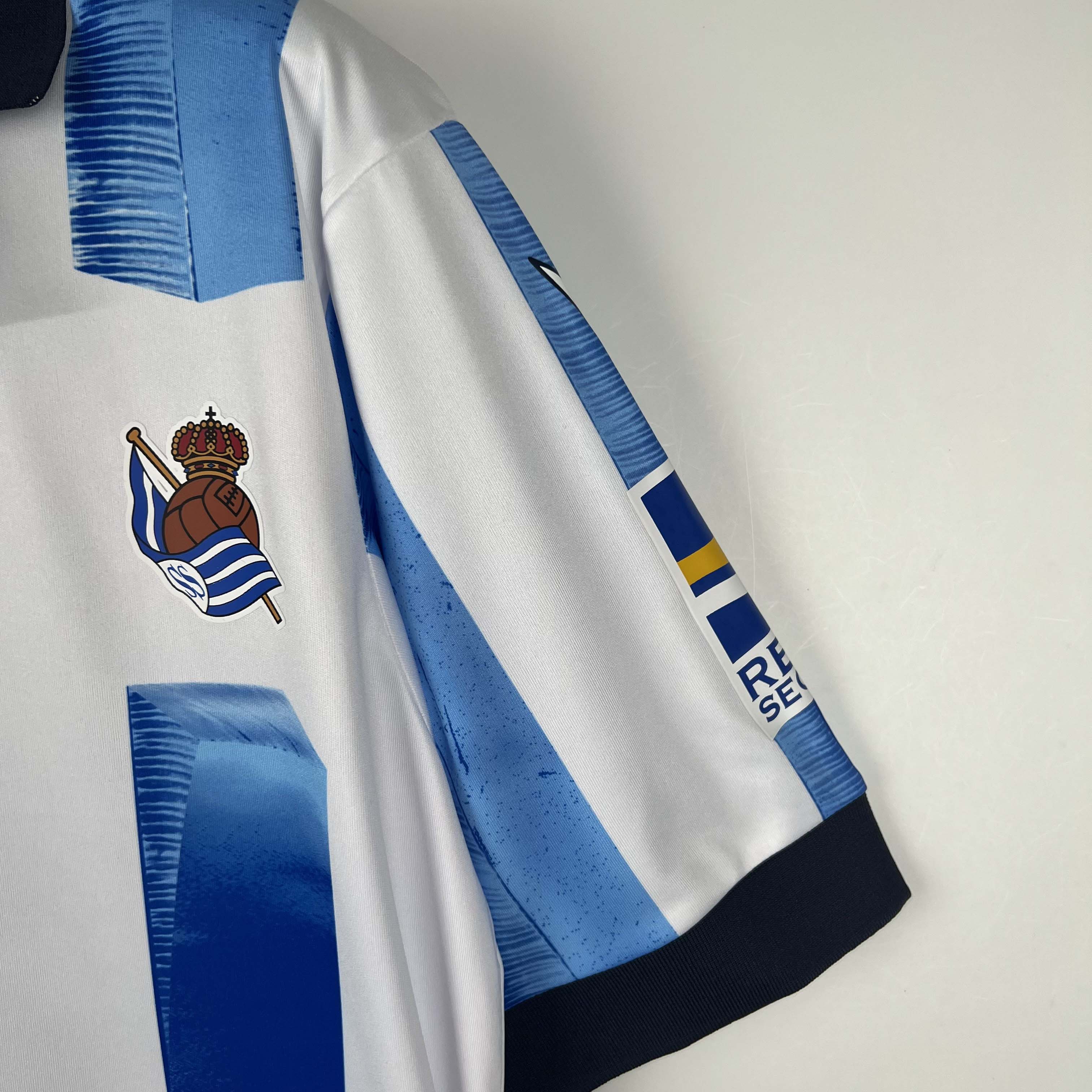 2023/2024 Real Sociedad Home Football Shirt:football jersey mysite: unitedjerseyfootball 邓江浪:football