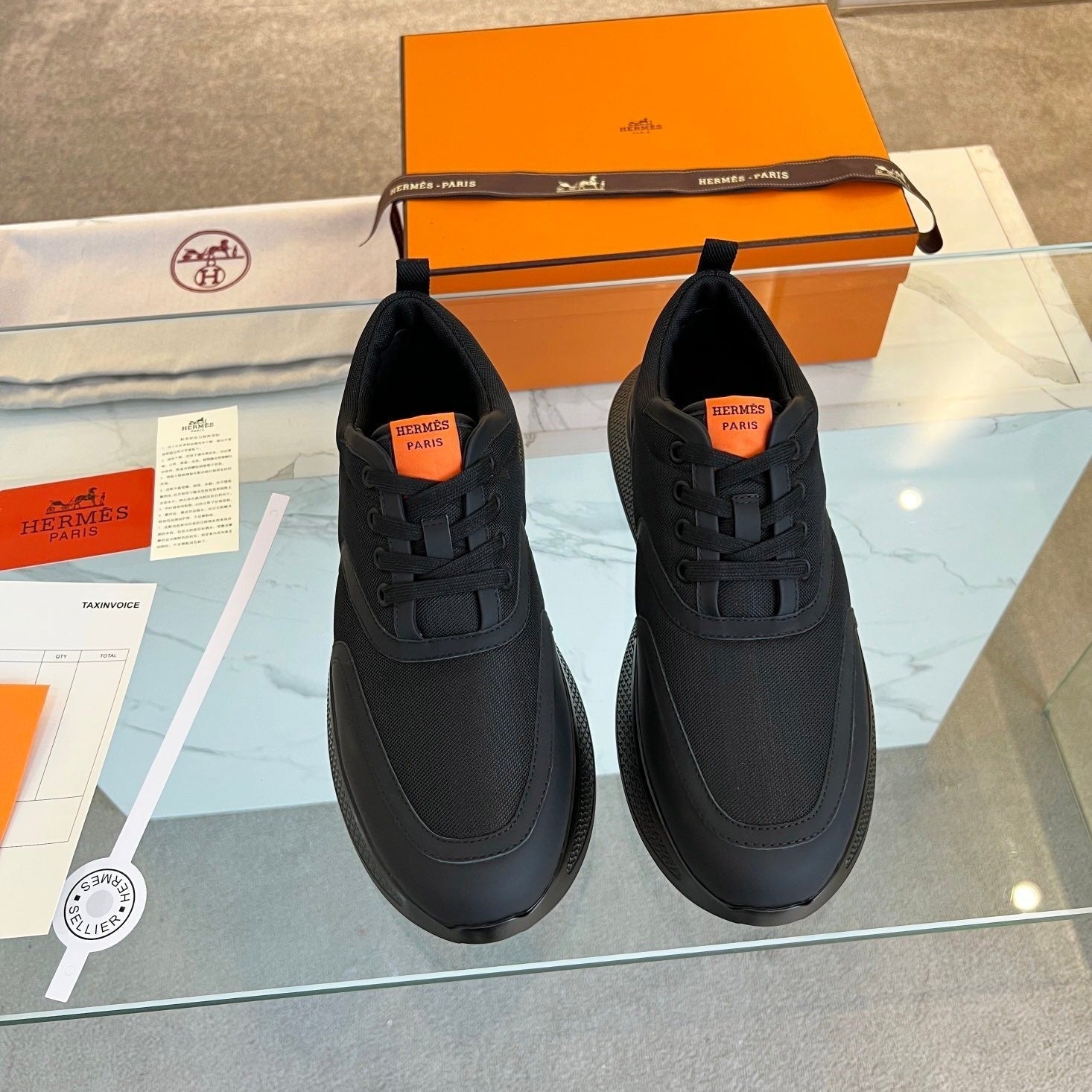 GIGA SNEAKER BLACK CALFSKIN、mysite、Cacoeks