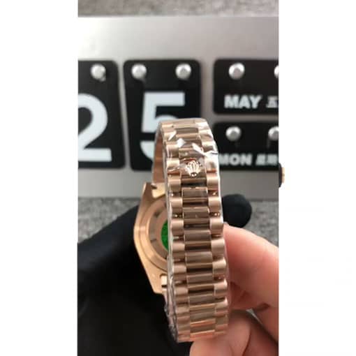 rolex datejust 279171 everose gold steel diamond automatic white dial2