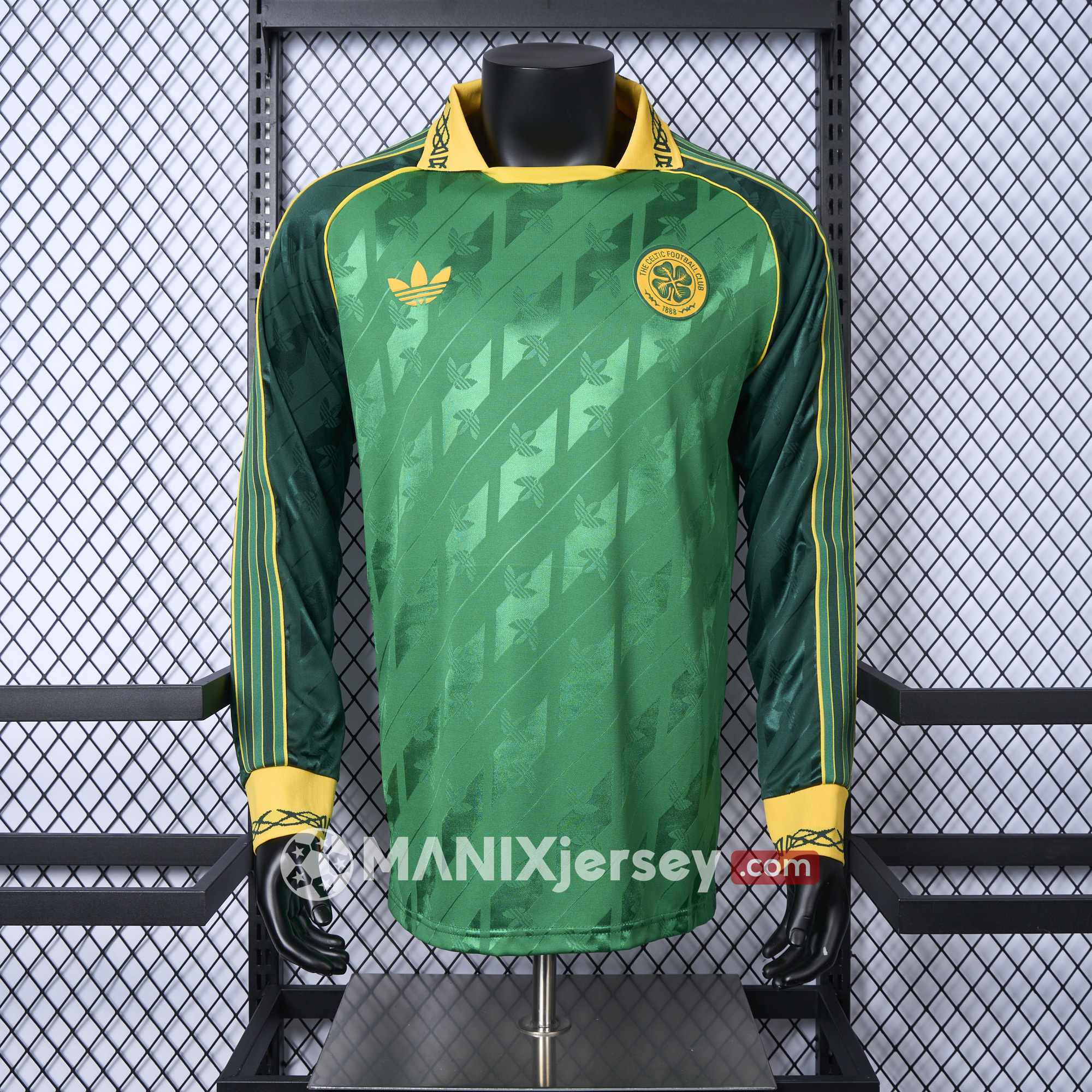 ManixJersey.com | Celtic 24-25 Originals LFSTLR Long Sleeve Green Jersey - Player Version -Customize Name, Number and Patch | Worldwide Shipping