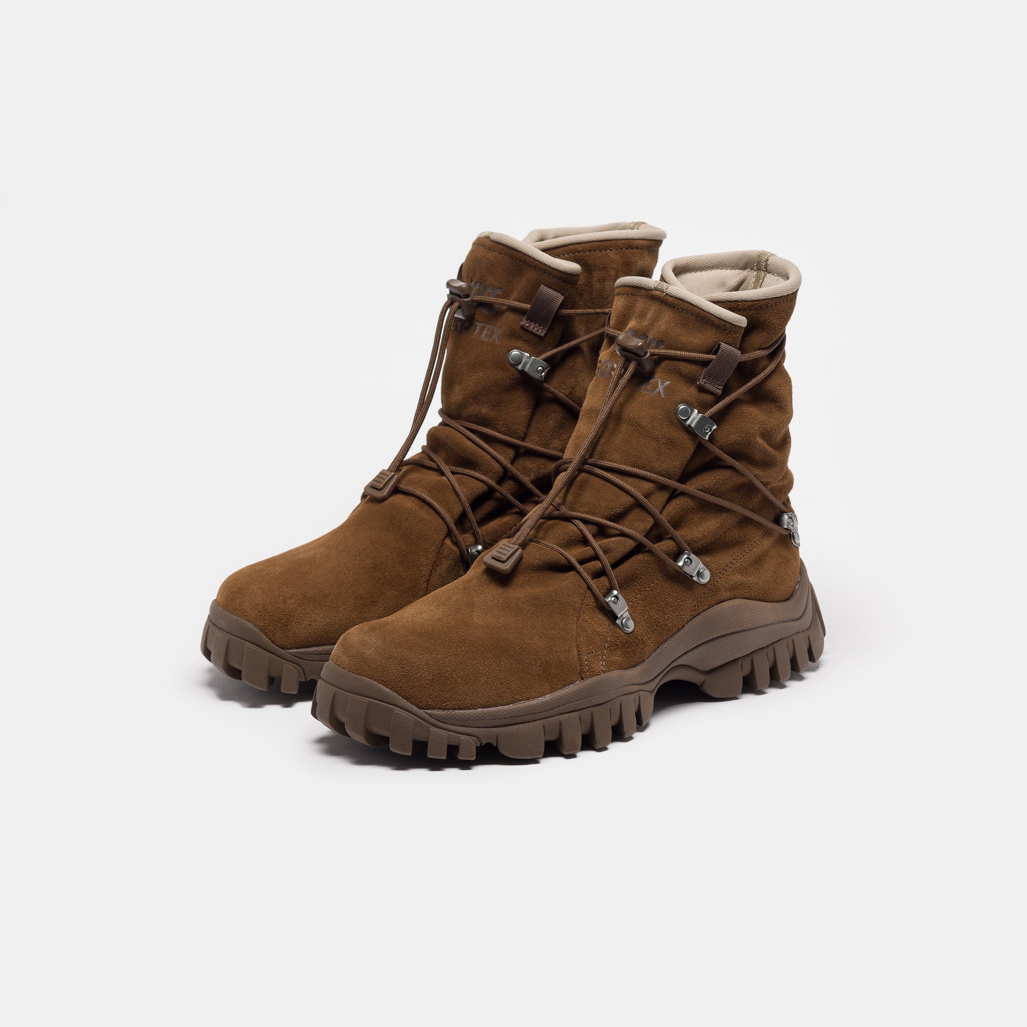 Nonnative Gel Yetitokyo Hi GTX Sneaker Boot in Brown Storm