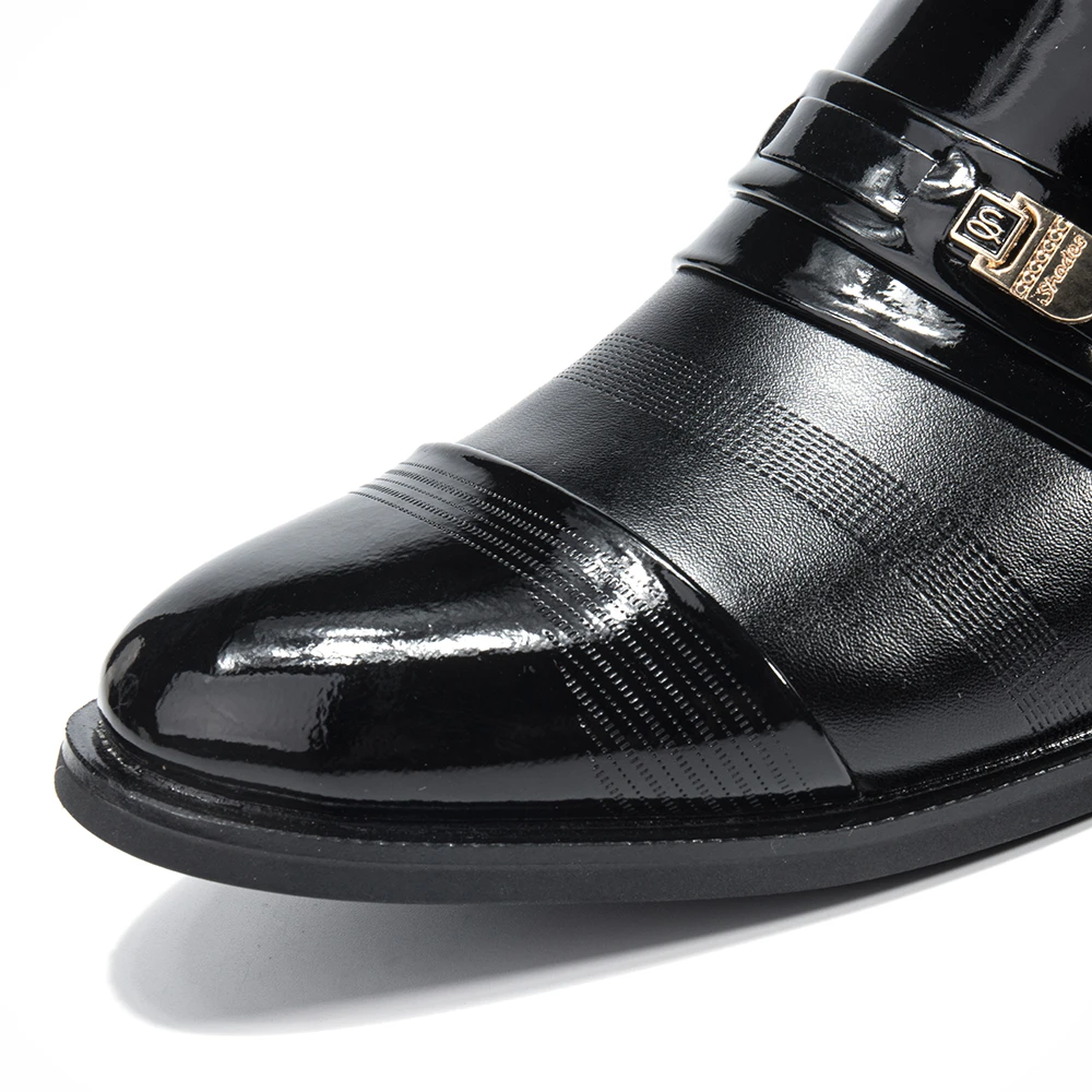 Men Comfortable Leather Business Lace Up Formal Shoes