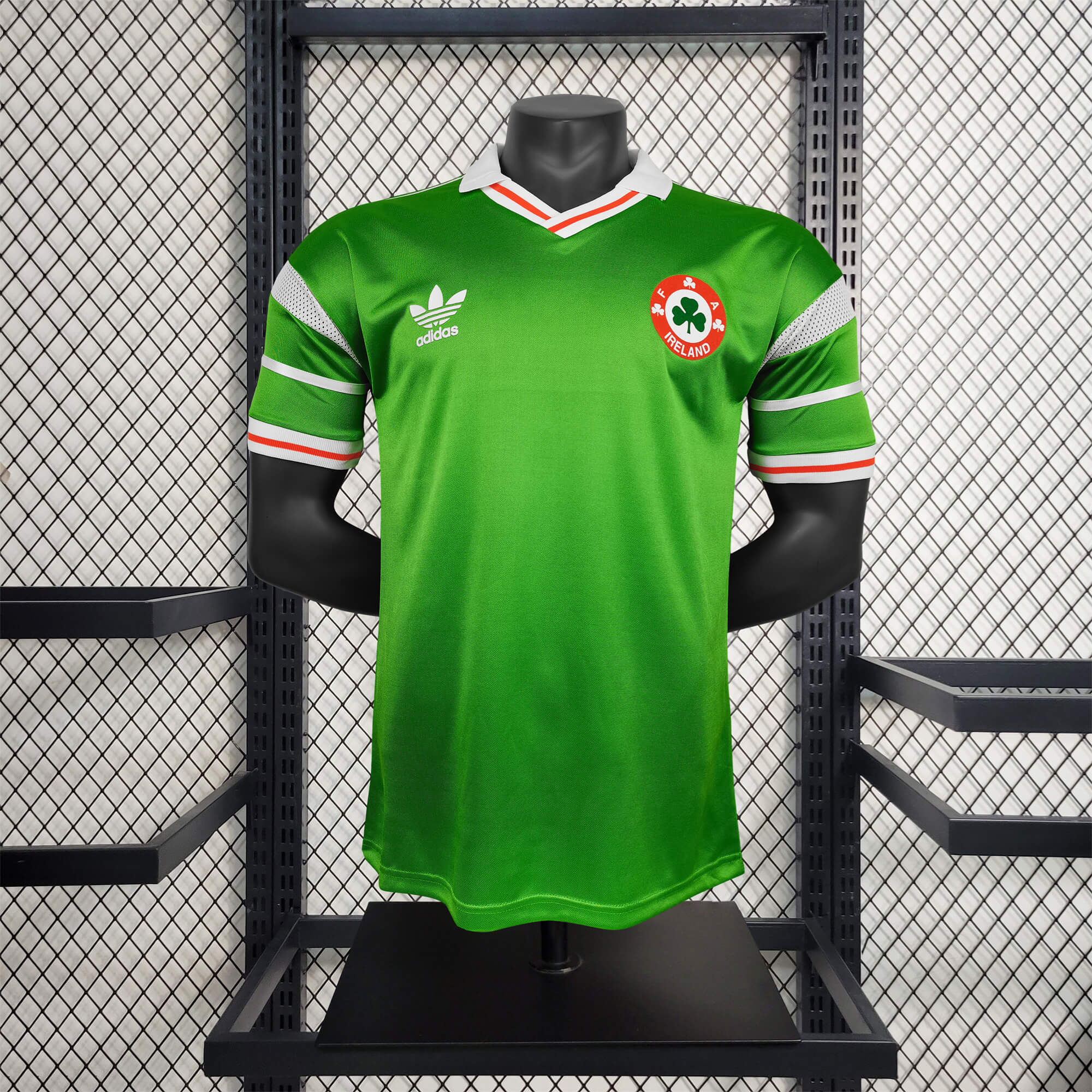ManixJersey.com | Retro Ireland 1988 Home Stadium Jersey -Customize Name, Number and Patch | Worldwide Shipping