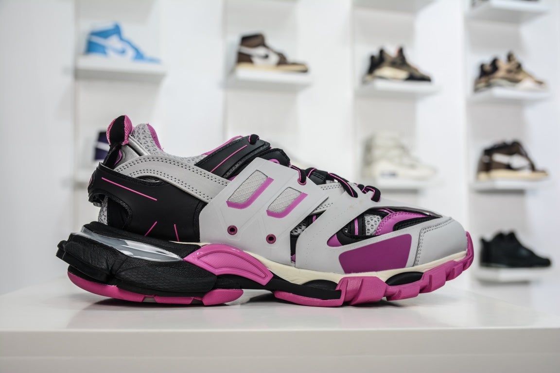 Balenciaga Track Trainer Grey Pink Black、mysite、Cacoeks