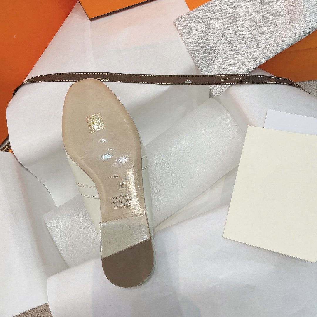 0Z Mule White Calfskin、mysite、Cacoeks