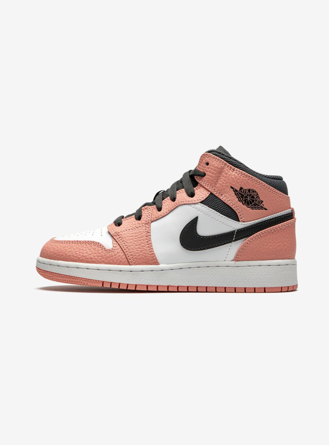 Air Jordan 1 Mid Pink Quartz、JORDAN、Cacoeks