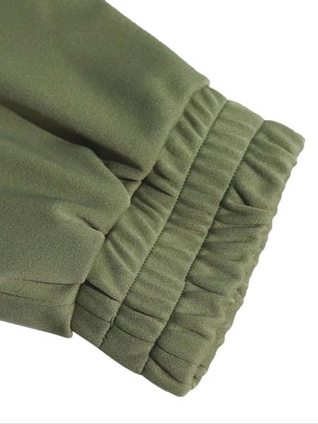 Women's Zipper Jacket & Striped Wide-Leg Pants Set, Streetwear & Casual, Two-Piece Suit for Daily Wear