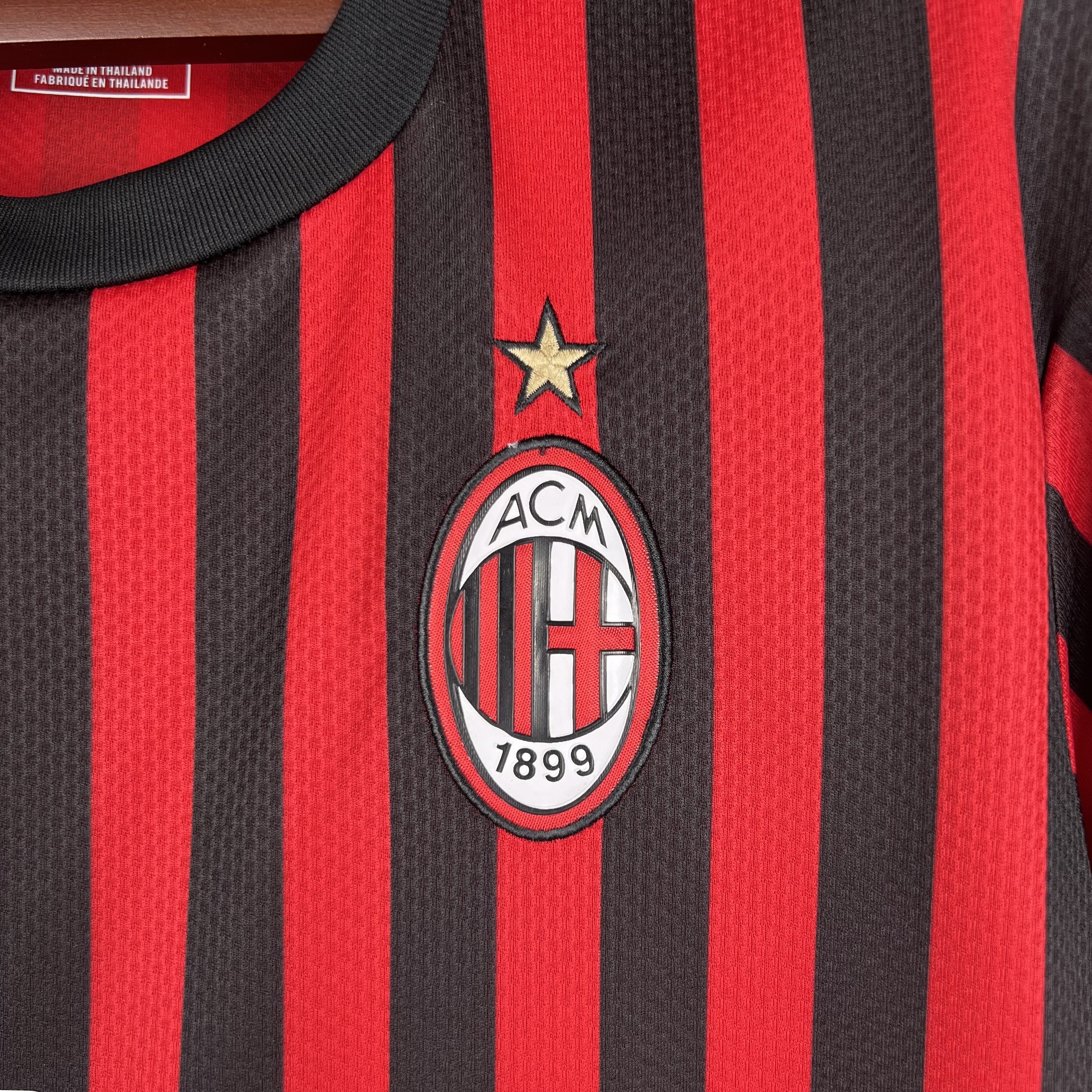 ManixJersey.com | Retro AC Milan 2019-20 Home Stadium Jersey -Customize Name, Number and Patch | Worldwide Shipping