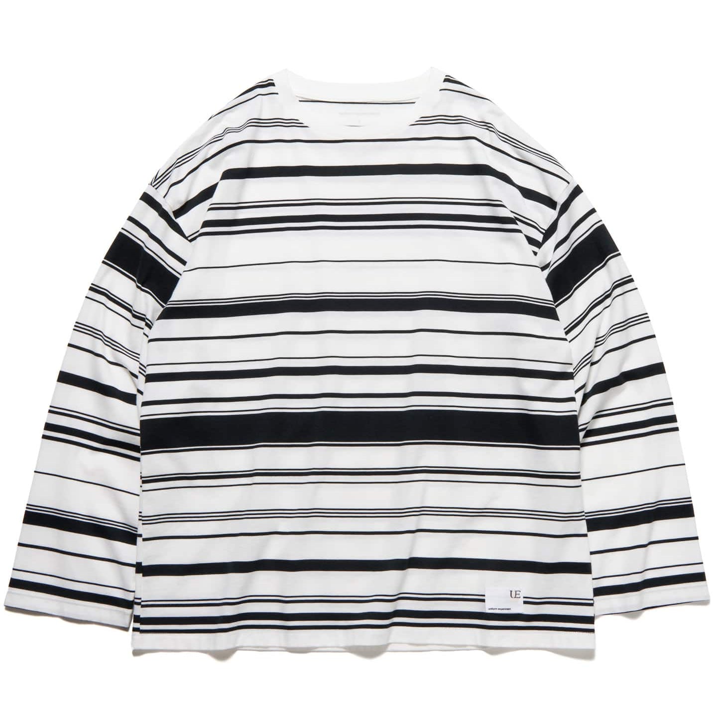 uniform experiment 25S/S BORDER LOOSE L/S TEE  UE-250033 