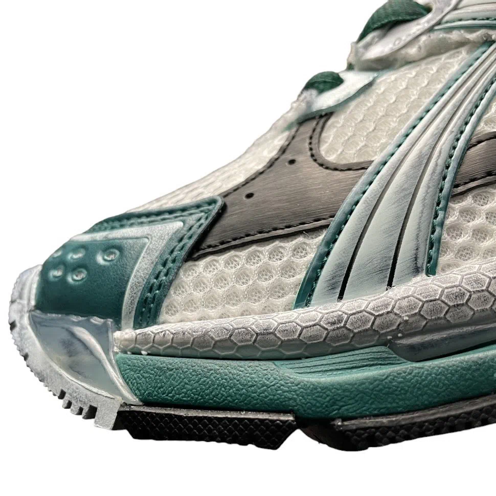Balenciaga Runner Sneaker in White Green Blue、mysite、Cacoeks