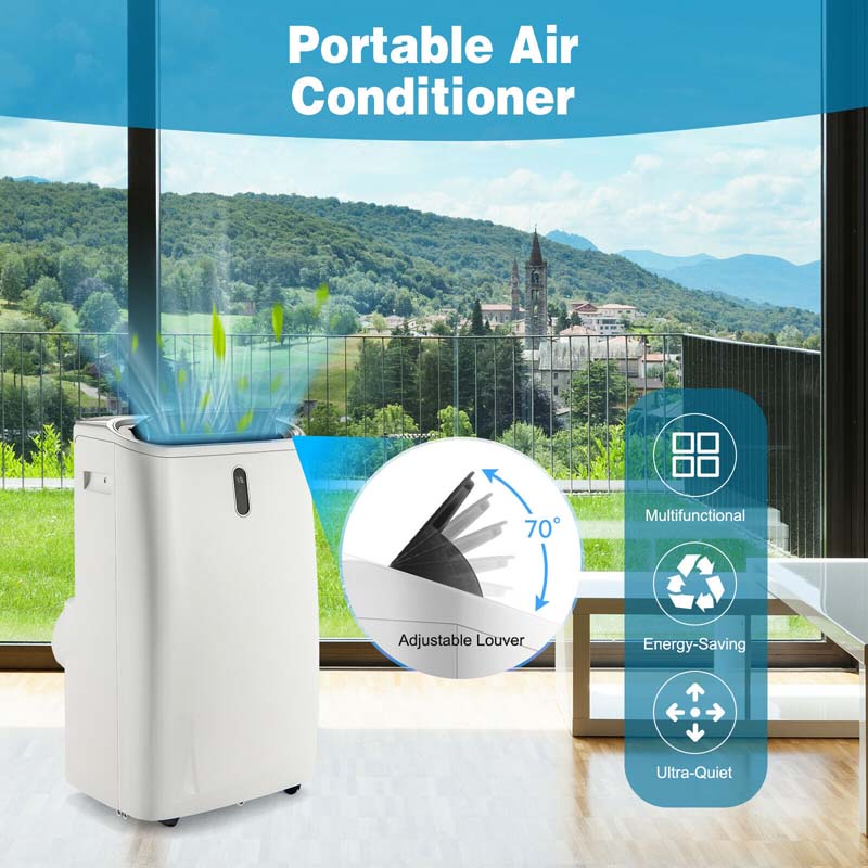 Eletriclife 12000 BTU Portable 4-in-1 Air Conditioner with Smart Control