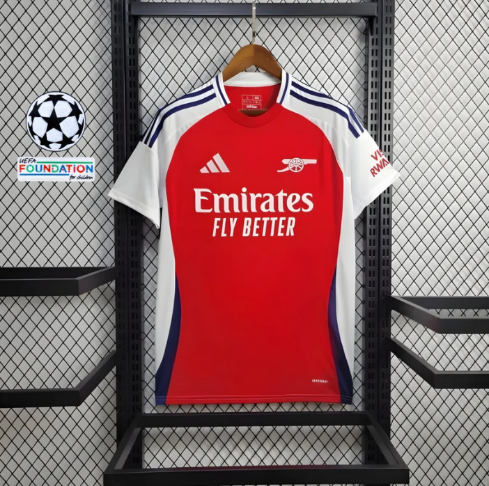 2024/2025 Arsenal Home Football Shirt 1:1 Thai Quality:football jersey mysite: unitedjerseyfootball 邓江浪:football