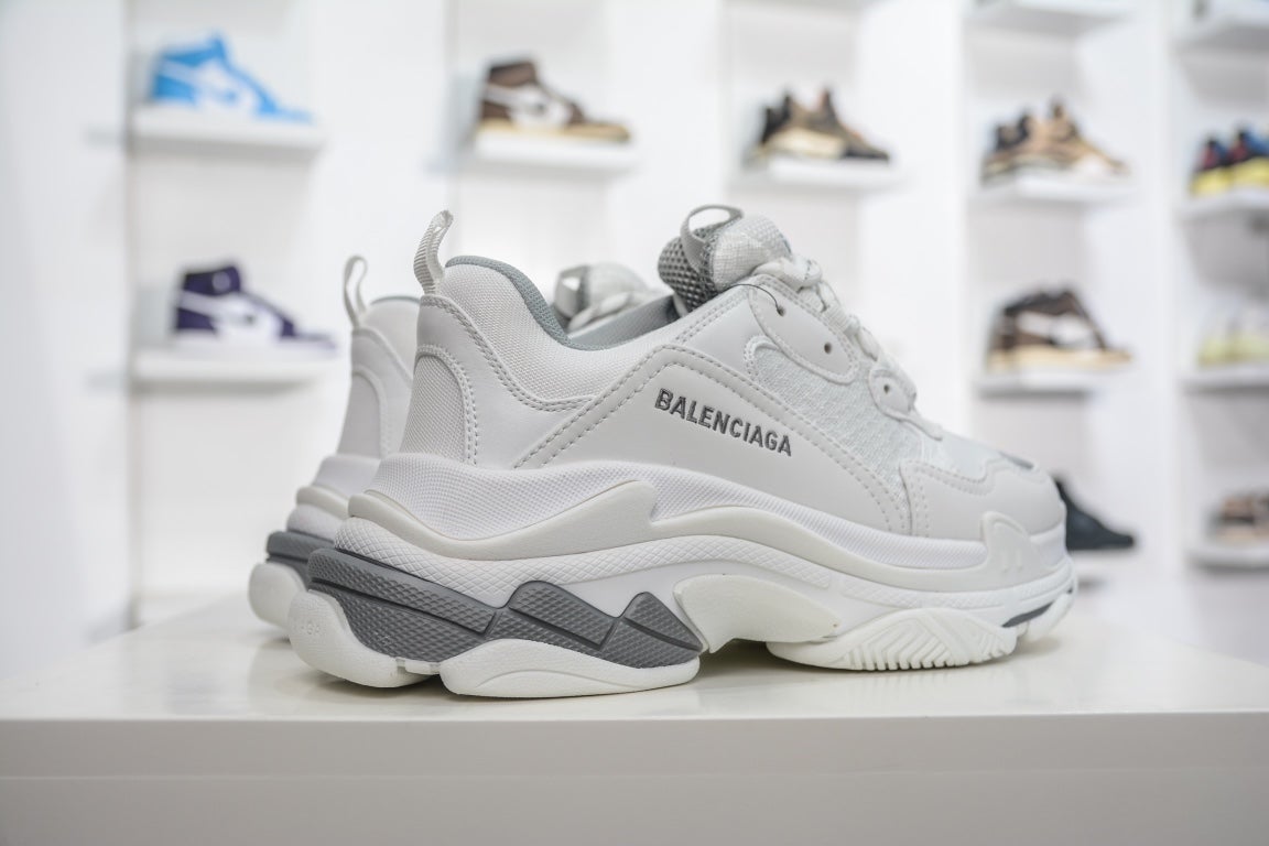 Balenciaga Triple S Sneaker Fabric White、mysite、Cacoeks