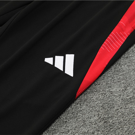 Higojerseys-Bayern Munich 24-25 Kids Long Sleeve Training Set - Black