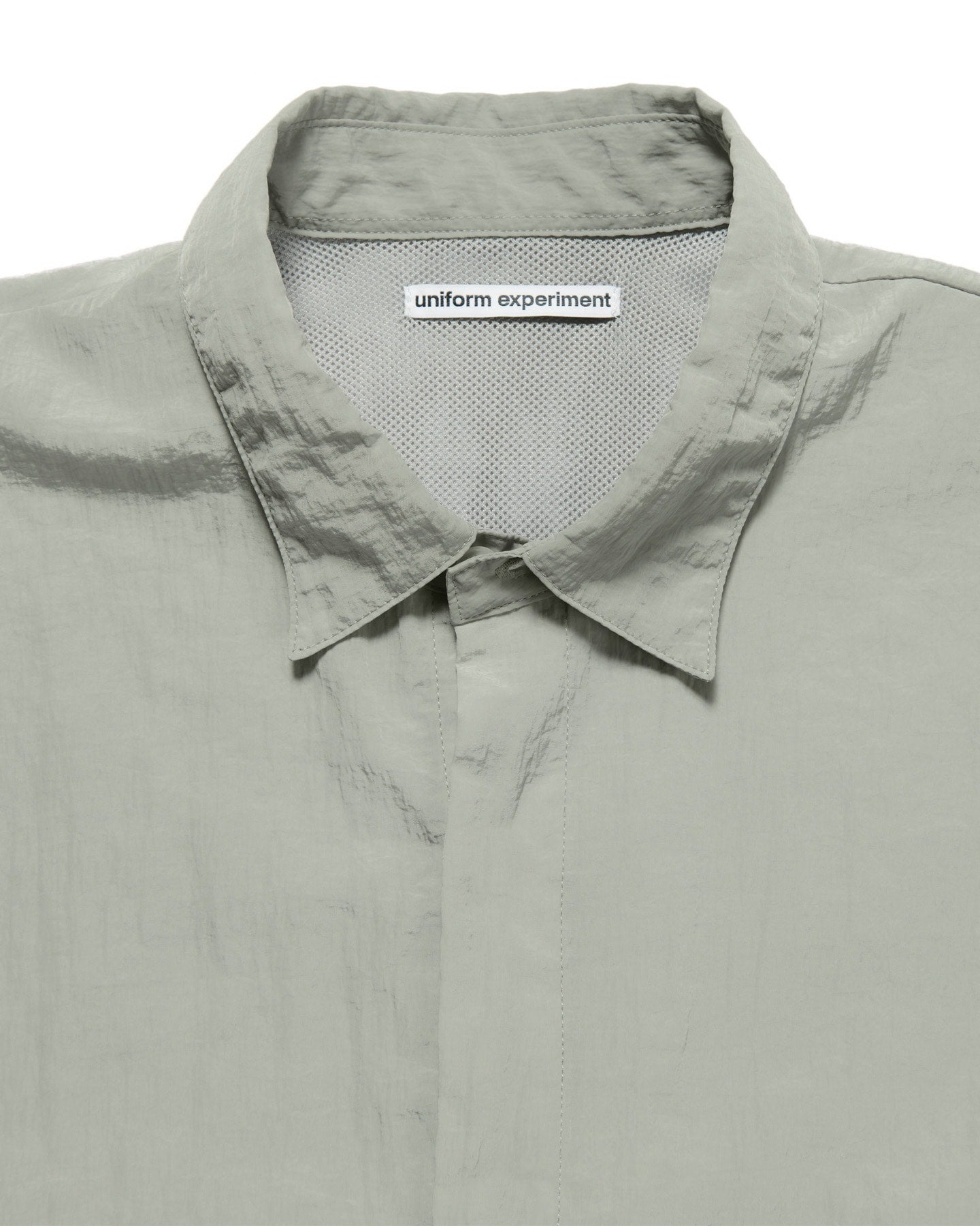 uniform experiment 25S/S CRYSTAL NYLON VENTILATION SHIRT  UE-250021 