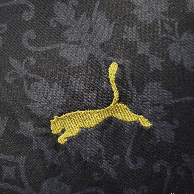 Higojerseys-Valencia 24-25 Black Away Jersey - Fans Version