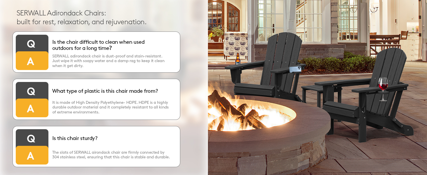 folding adirondack chair.