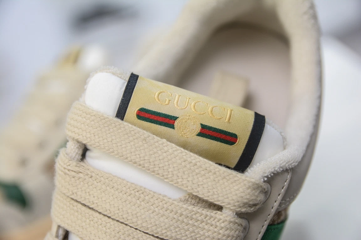 Gucci Screener GG Sneaker Beige Green、mysite、Cacoeks