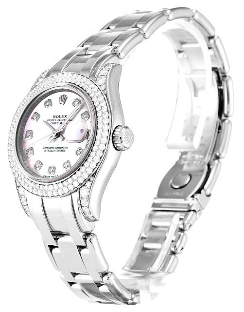 Replica Rolex Pearlmaster 36mm Mother of Pearl – Pink Dial 80359-fasswatch