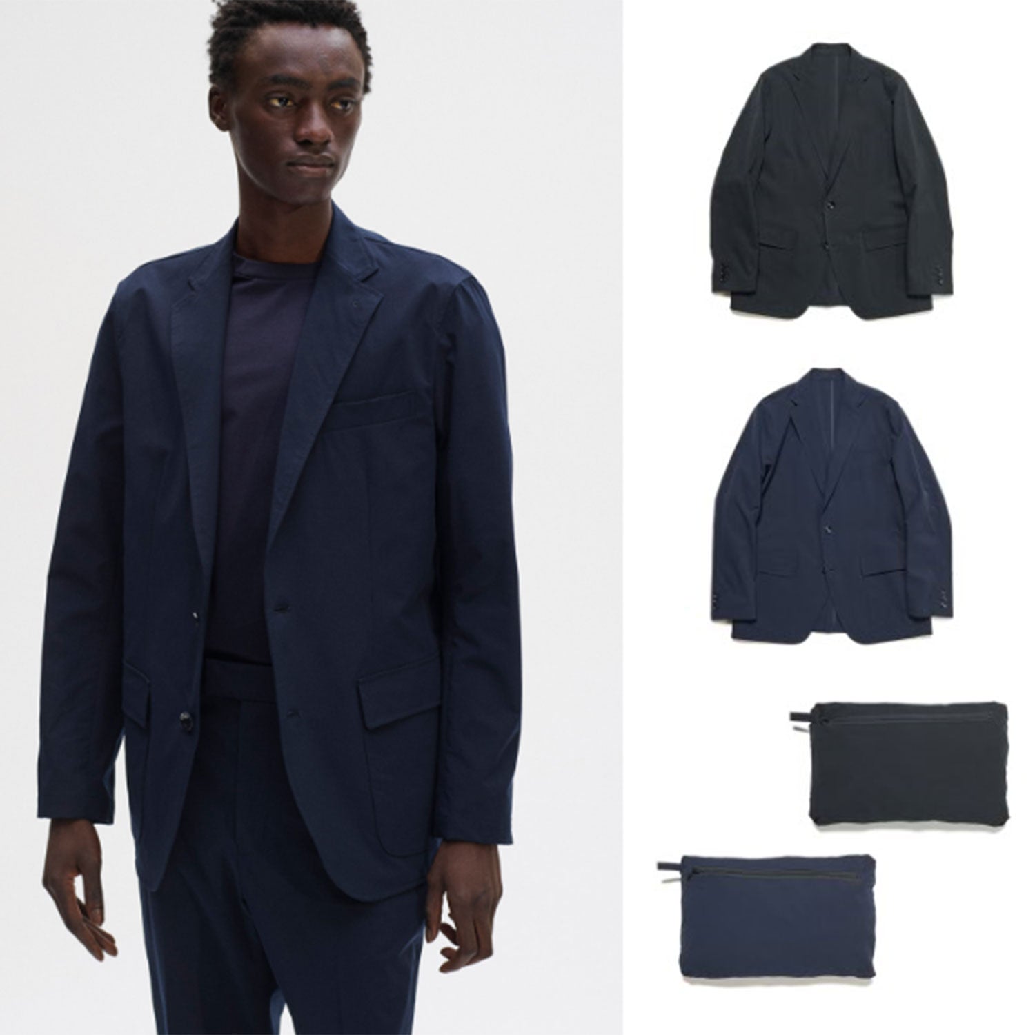 SOPHNET. 25S/S 2WAY STRETCH PACKABLE 2BUTTON JACKET  SOPH-250027 