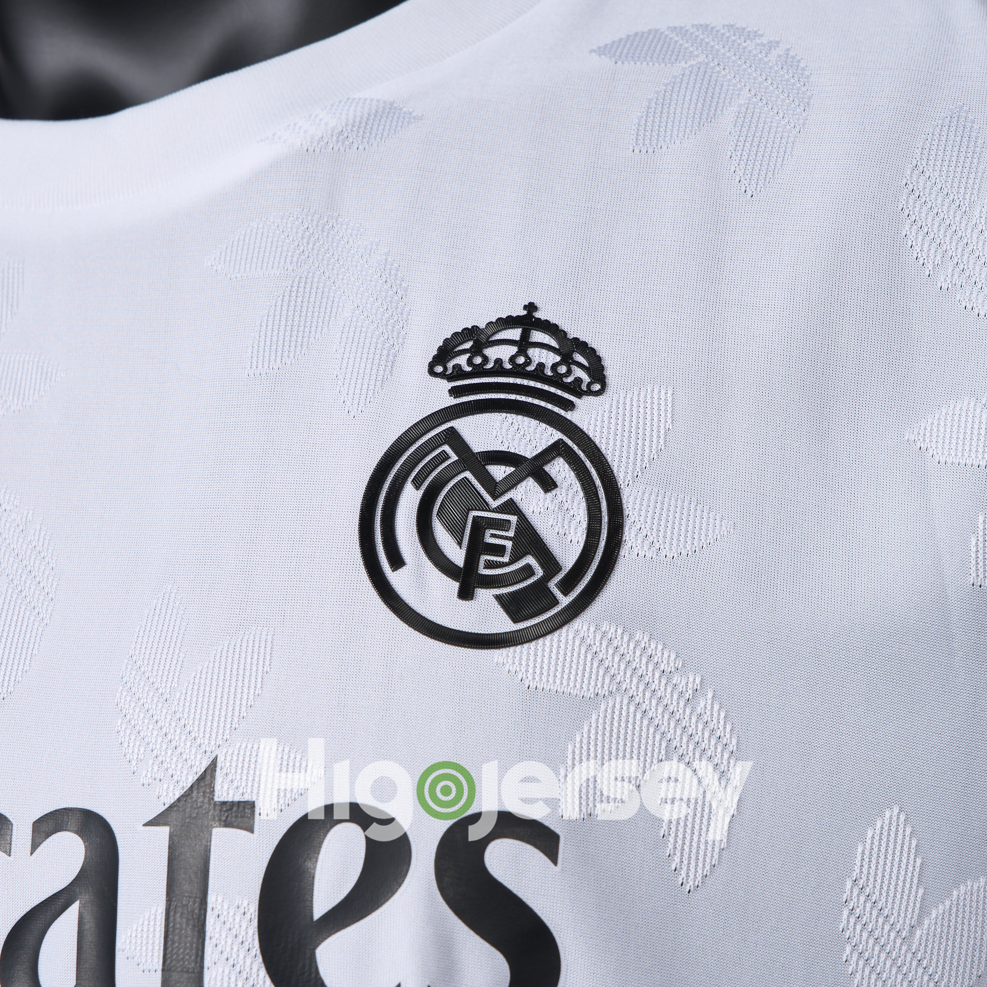 Higojerseys-Real Madrid 24-25 Trefoil White Jersey - Player Version