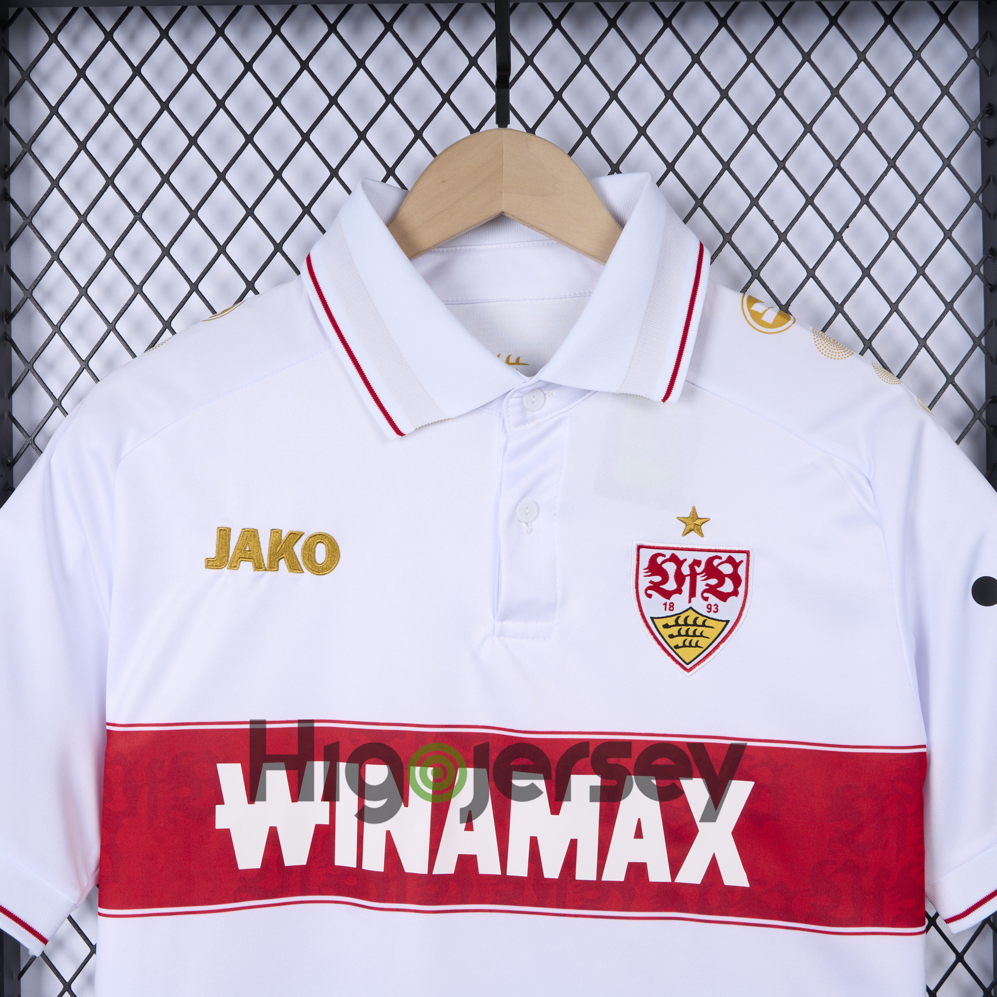 Higojerseys-VfB Stuttgart 24-25 European Home Jersey - Fans Version