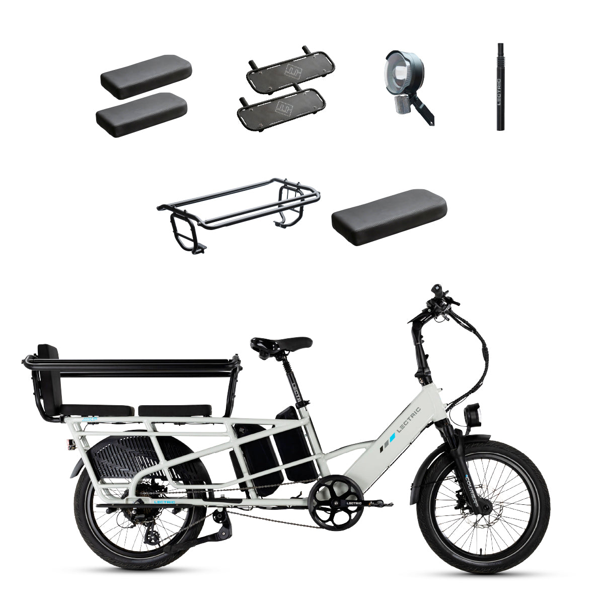 XPedition 2.0 Stratus White Dual-Battery + FREE Running Boards, Cushions, Elite Headlight, Suspension Seat Post, & Orbitor ($505 Value)、mySite、bearsvspackers