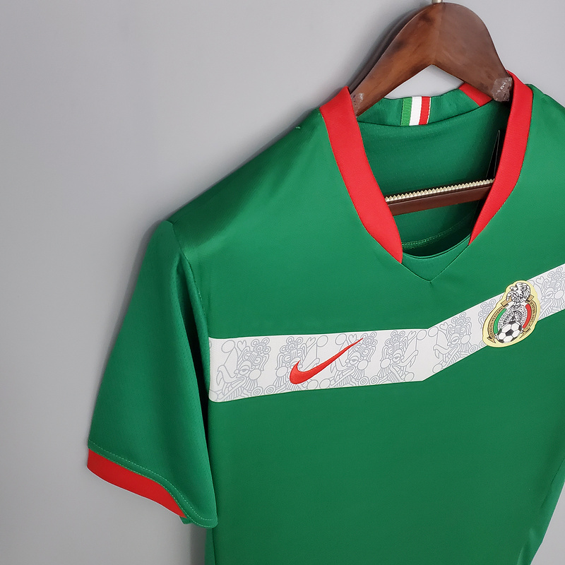 GlobeJersey-Retro Mexico 2006 Home Stadium Jersey